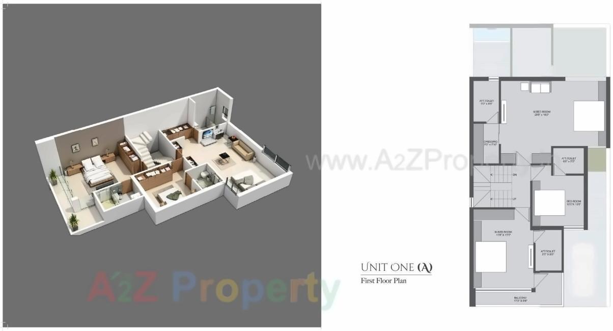 Layout of real estate project Westridge located at Bopal, Ahmedabad, Gujarat