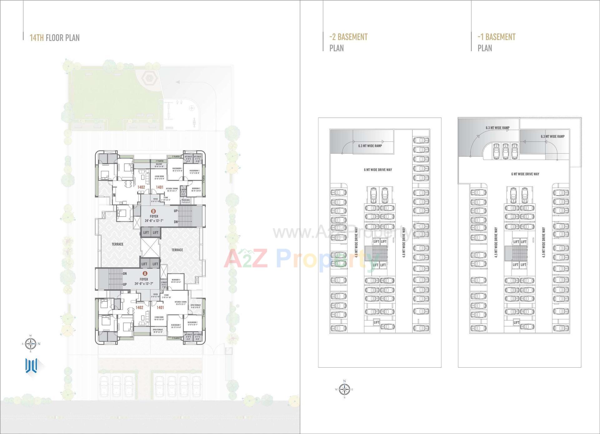 Layout of real estate project Westside Heights located at Ognaj, Ahmedabad, Gujarat