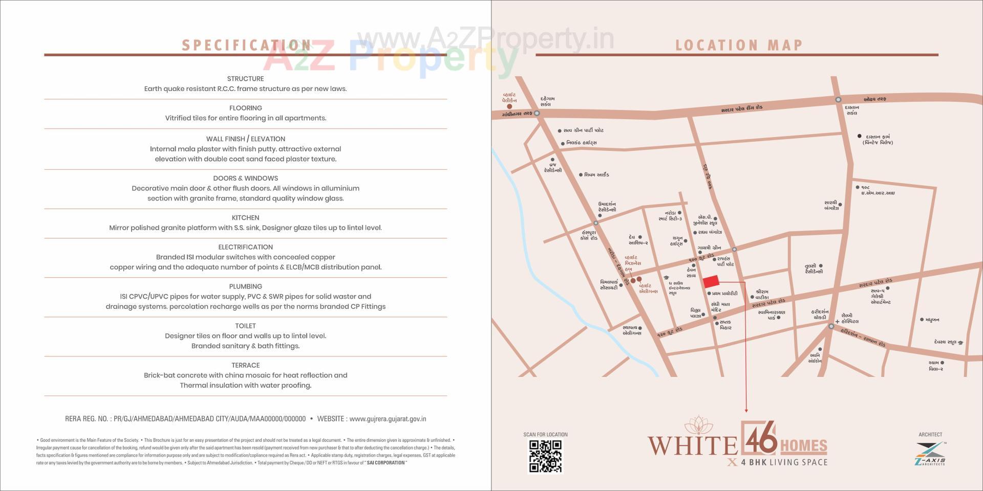  of real estate project White 46 Homes located at Naroda, Ahmedabad, Gujarat