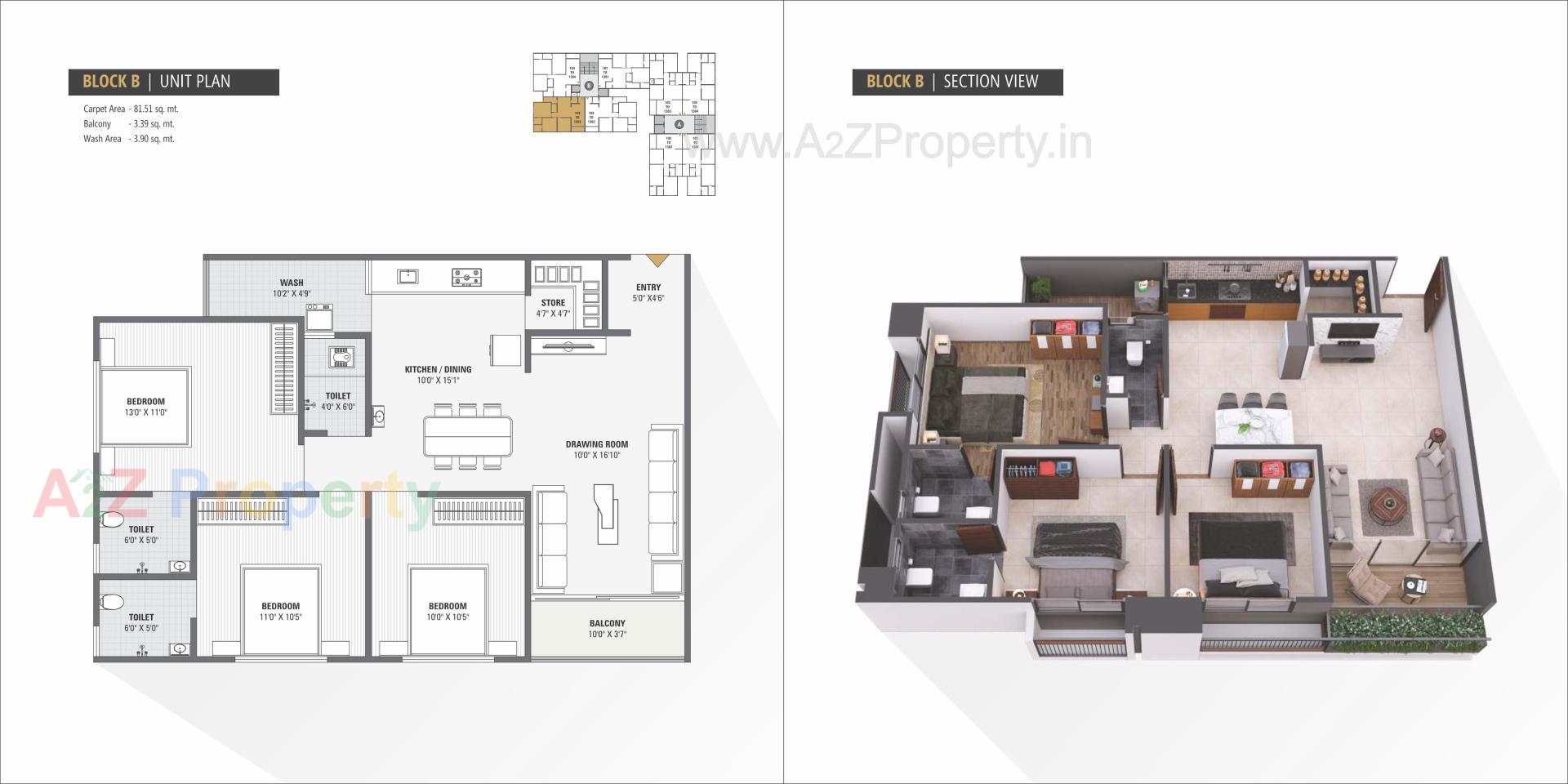 Layout of real estate project White Crest located at Hanspura, Ahmedabad, Gujarat