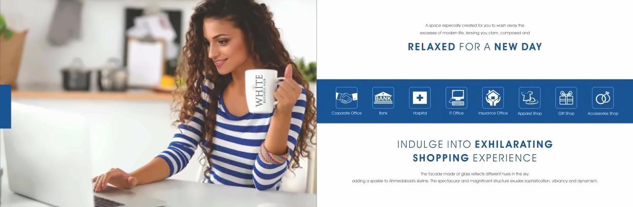  of real estate project White Elegance   White Business Hub located at Hanspura, Ahmedabad, Gujarat