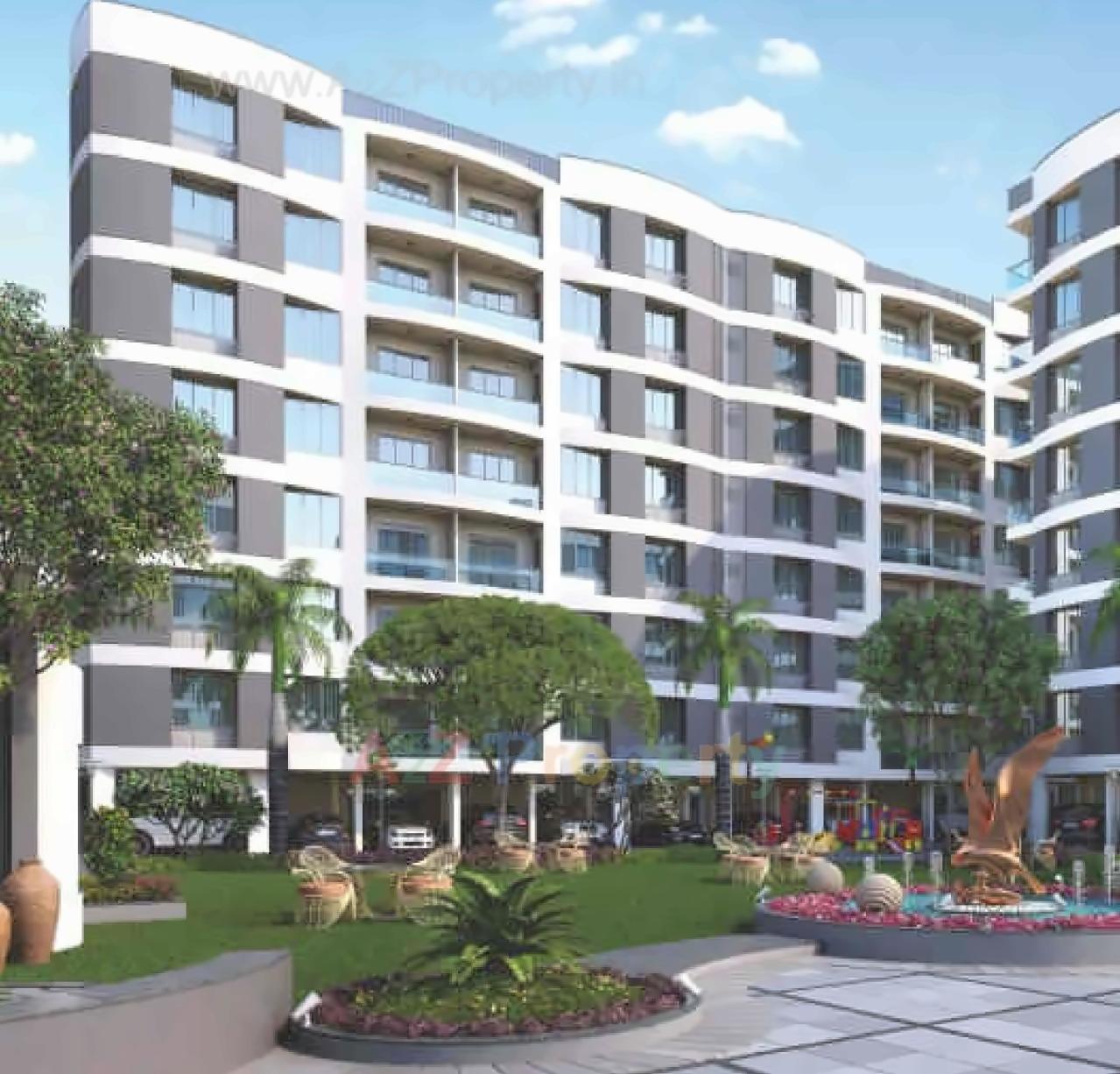 3D Elevation of real estate project White Elegance   White Business Hub located at Hanspura, Ahmedabad, Gujarat