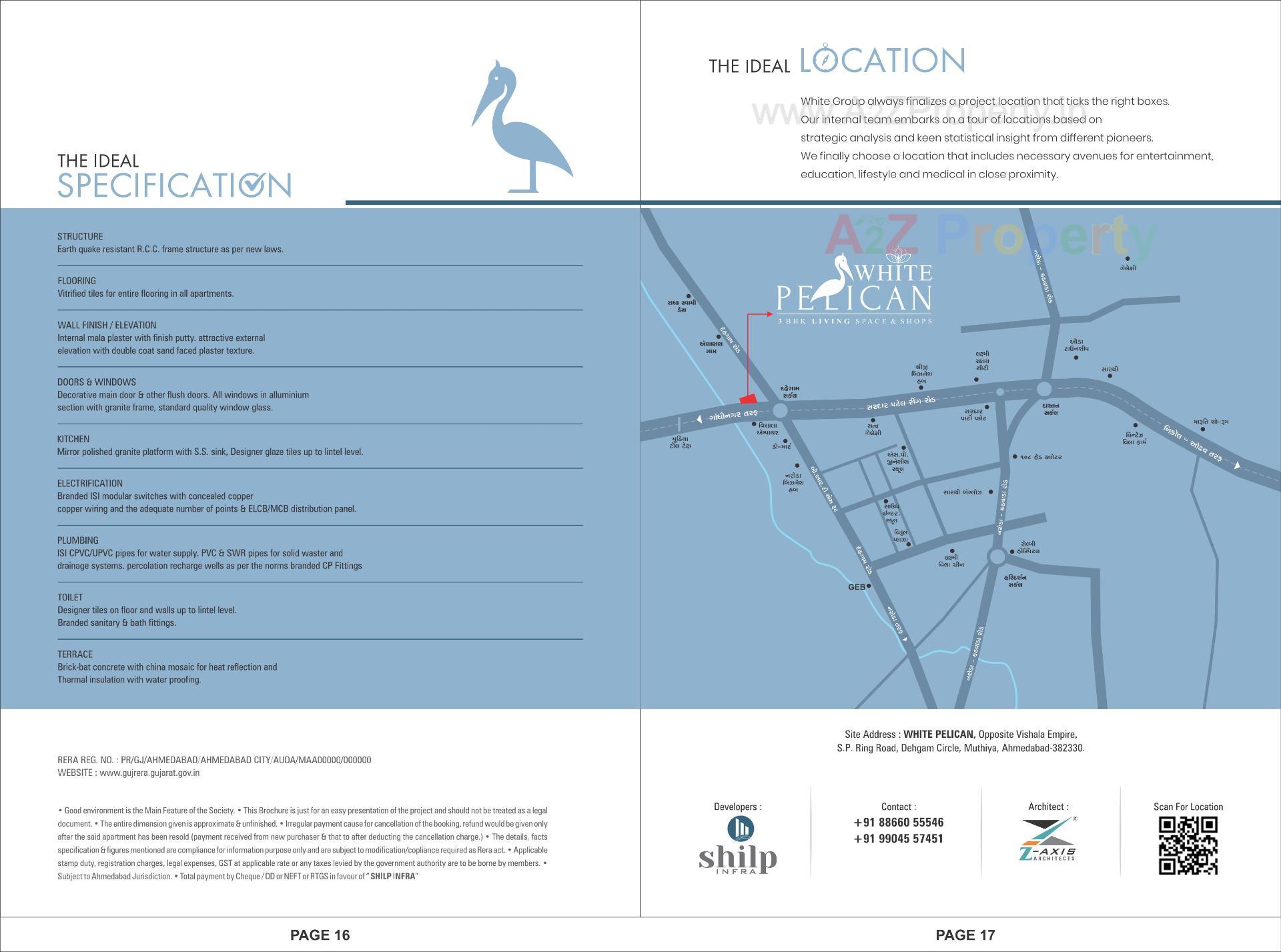  of real estate project White Pelican located at Muthiya, Ahmedabad, Gujarat