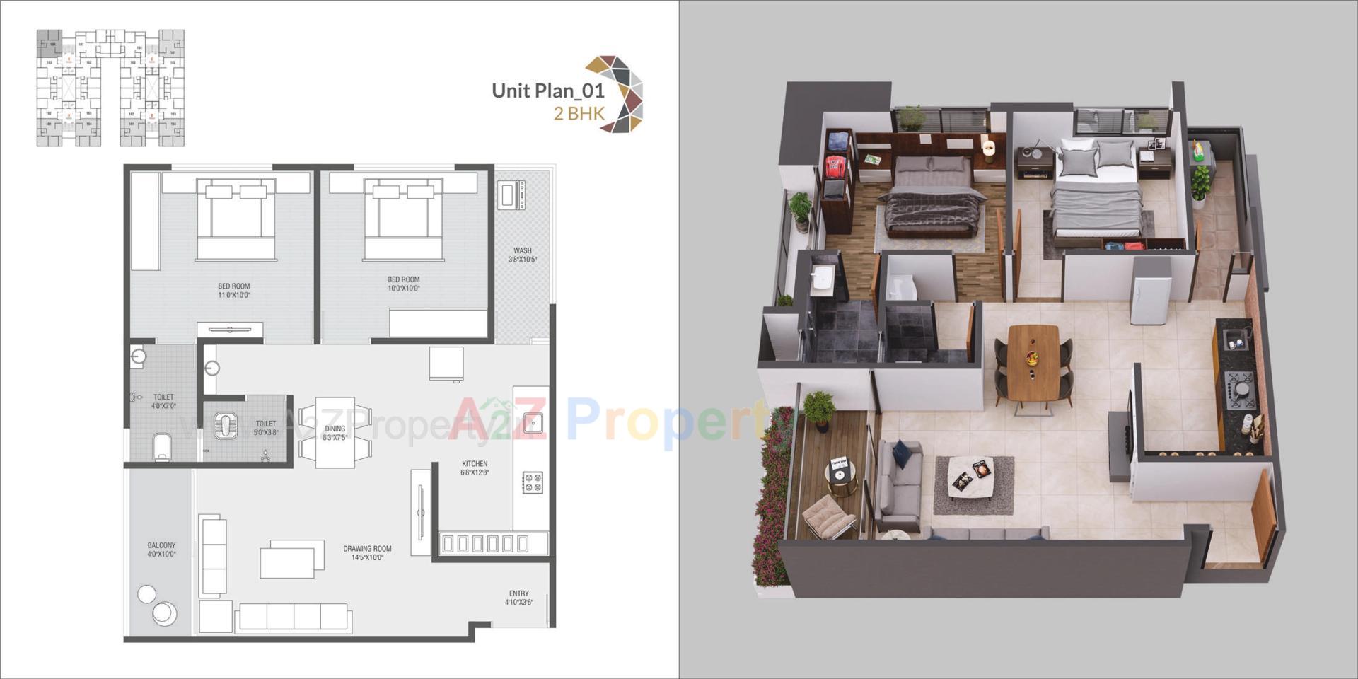 Layout of real estate project White Stone located at Ahmedabad, Ahmedabad, Gujarat