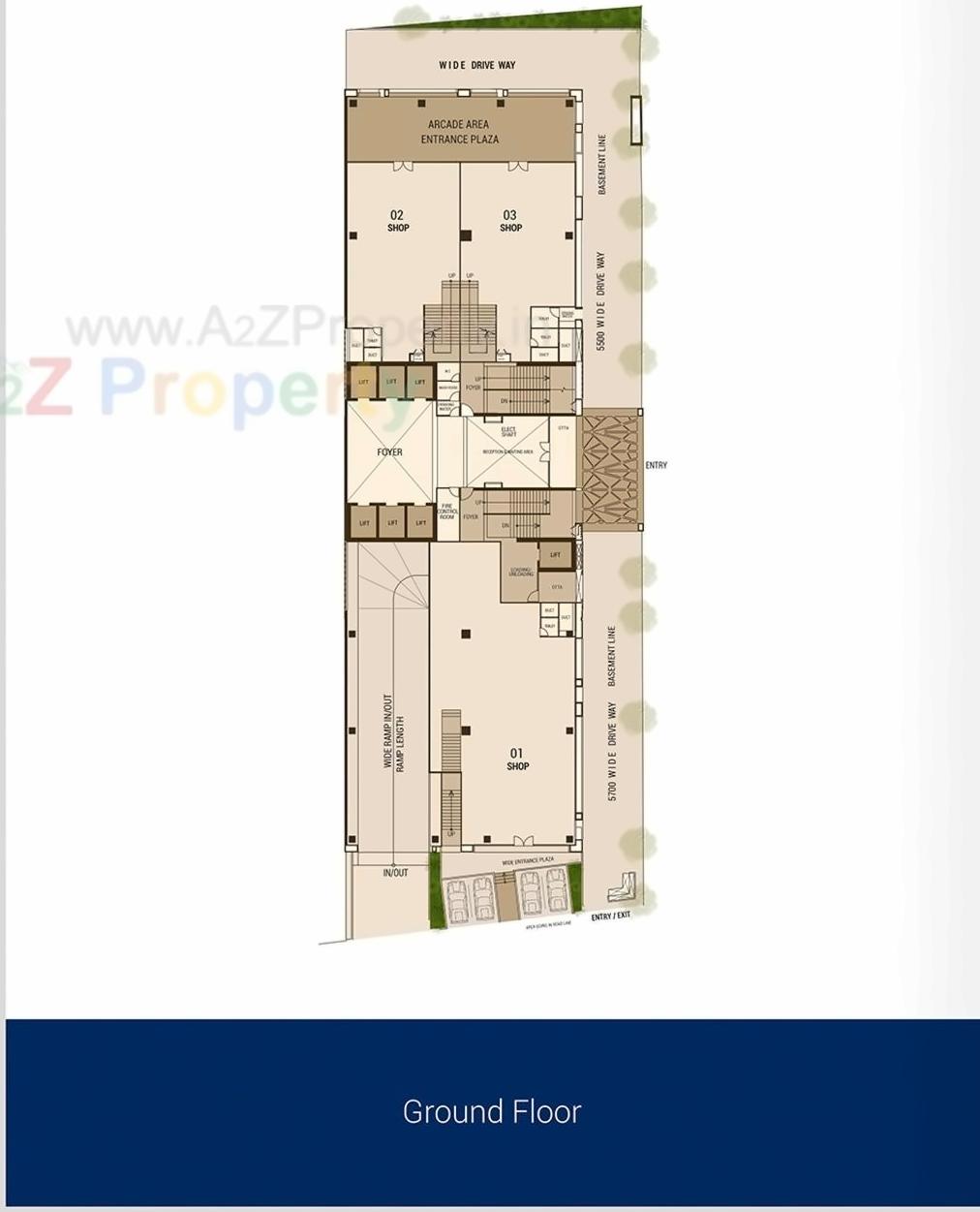 Layout of real estate project World Center located at Shekhpur, Ahmedabad, Gujarat