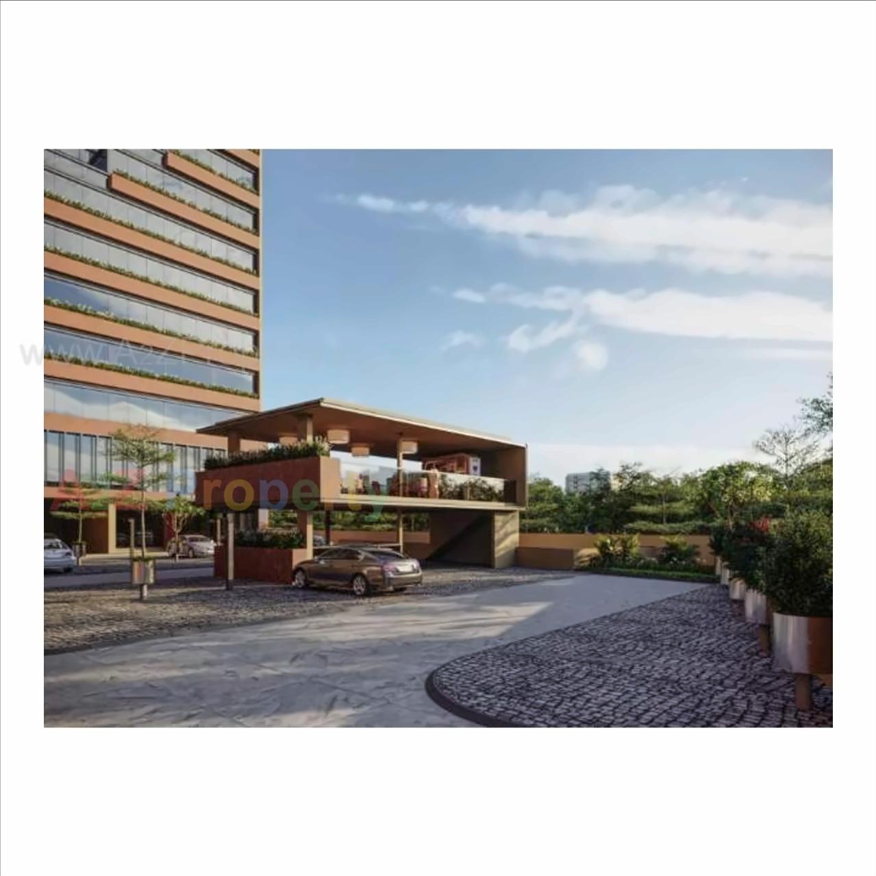 3D Elevation of real estate project World Trade Tower located at Makarba, Ahmedabad, Gujarat