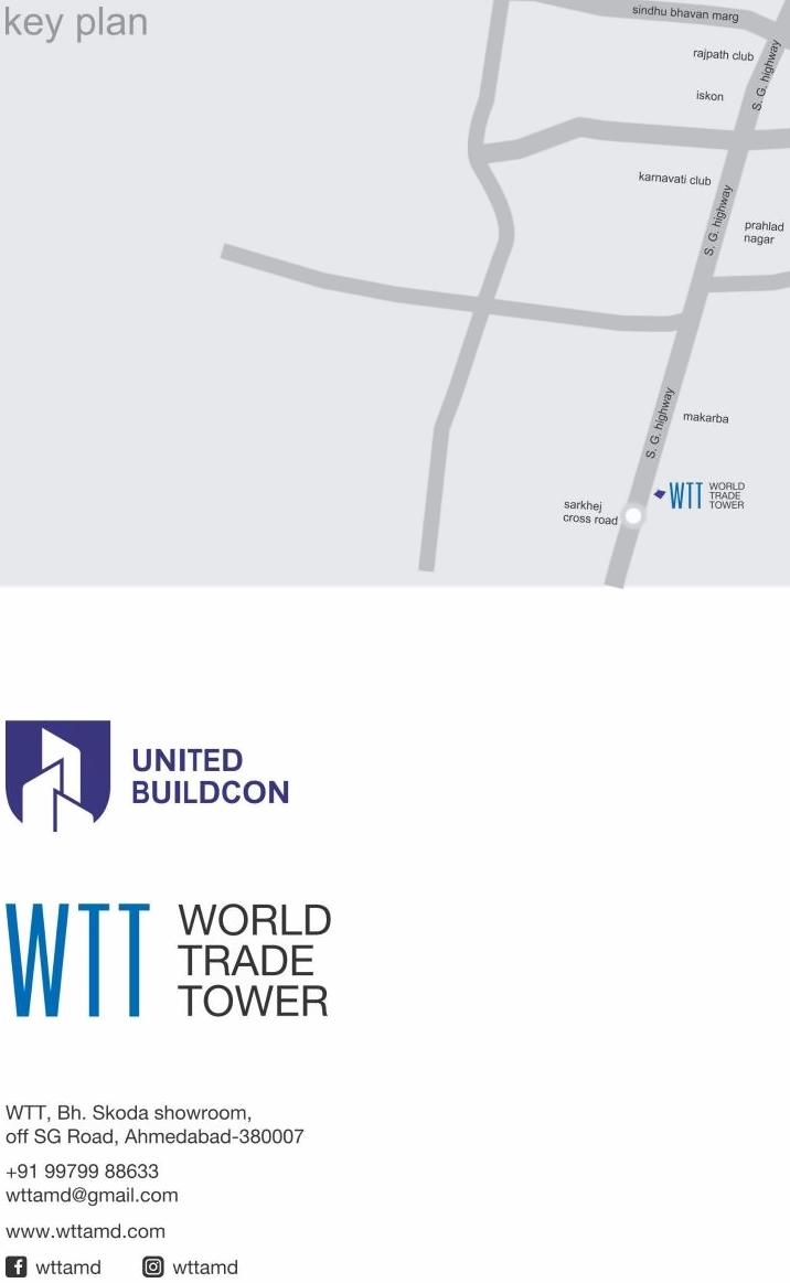  of real estate project World Trade Tower located at Makarba, Ahmedabad, Gujarat