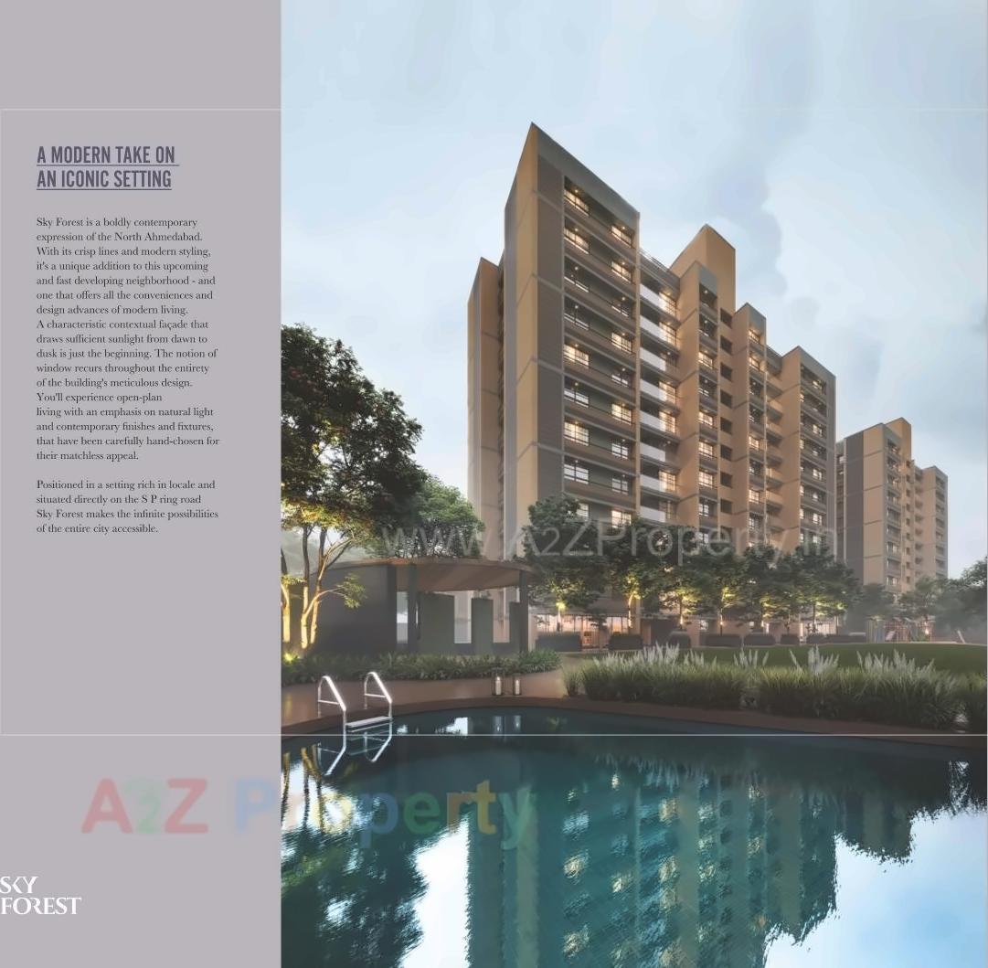 3D Elevation of real estate project Xperia   Sky Forest located at Sughad, Ahmedabad, Gujarat