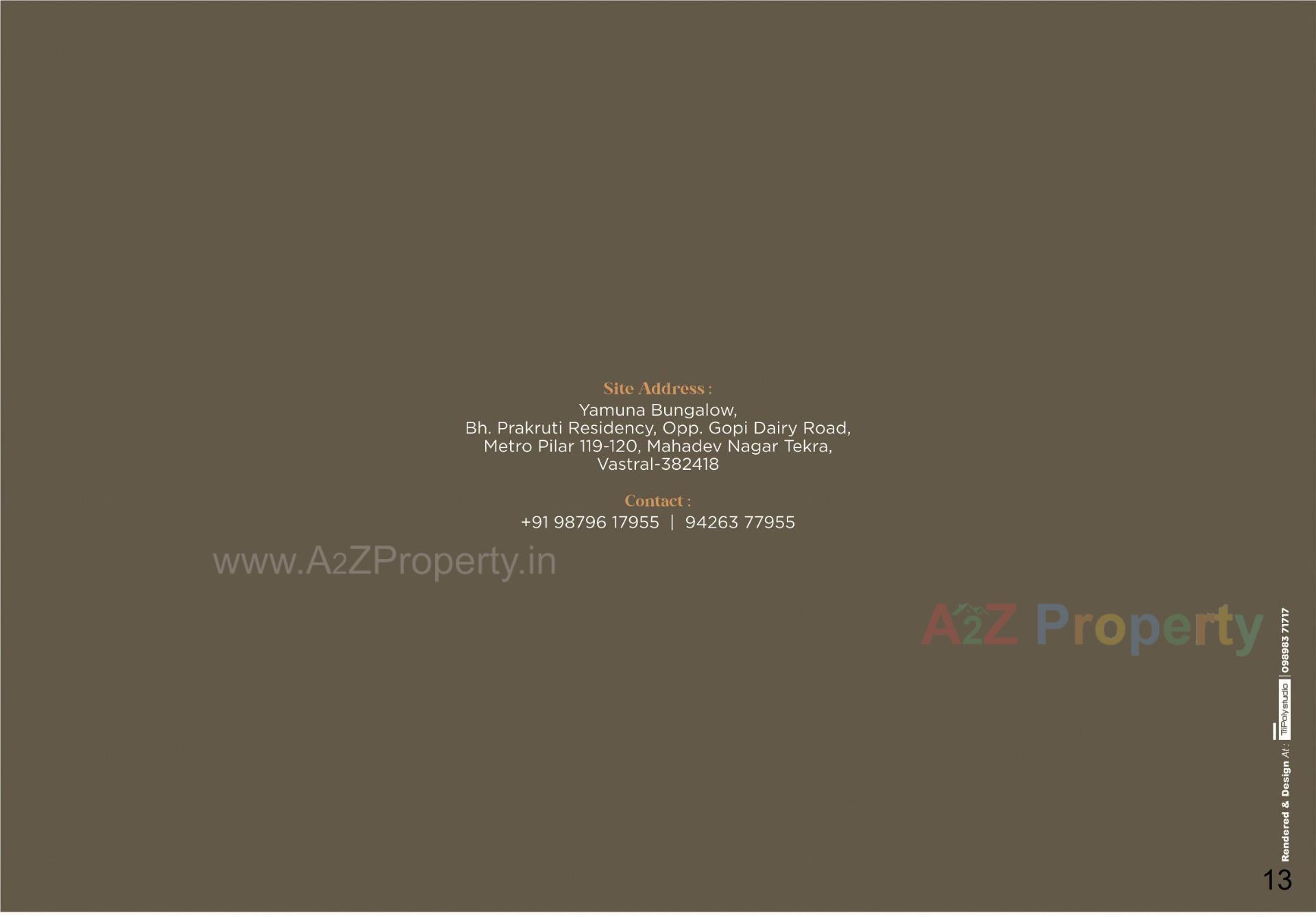  of real estate project Yamuna Bungalows located at Vastral, Ahmedabad, Gujarat