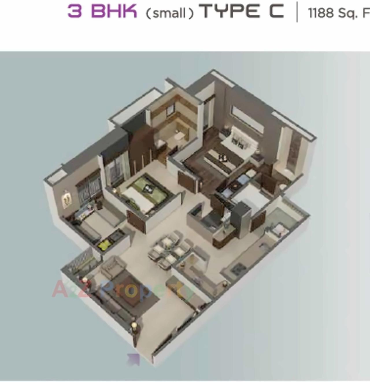 Layout of real estate project Yash Arian located at City, Ahmedabad, Gujarat