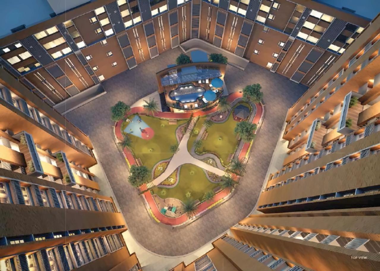 3D Elevation of real estate project Yash Arian located at City, Ahmedabad, Gujarat