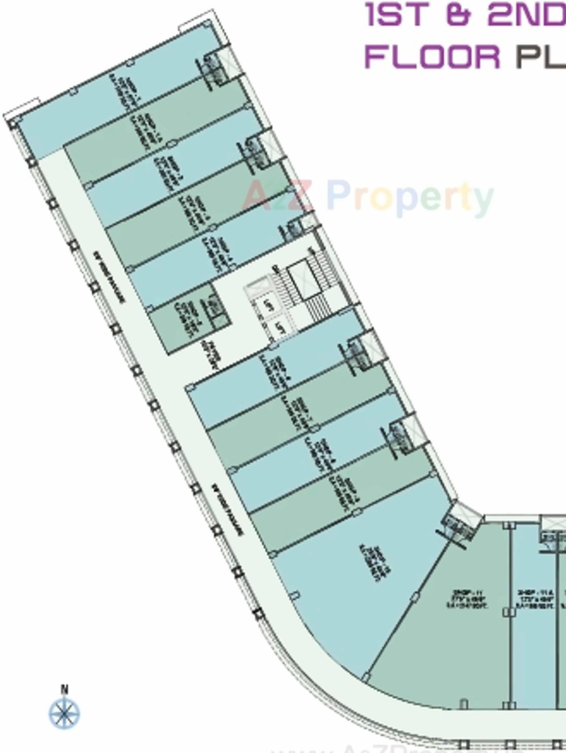 Layout of real estate project Yash Arian located at City, Ahmedabad, Gujarat