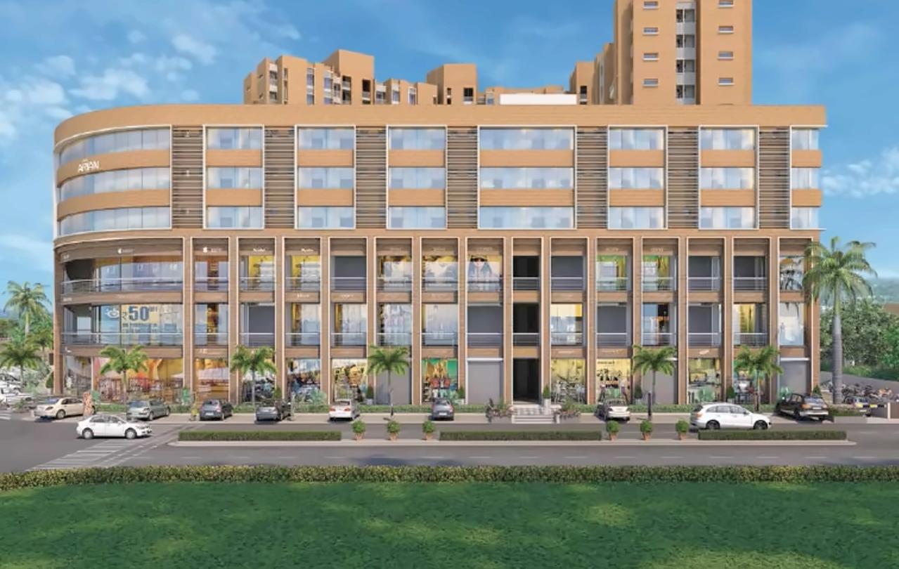 3D Elevation of real estate project Yash Arian located at City, Ahmedabad, Gujarat