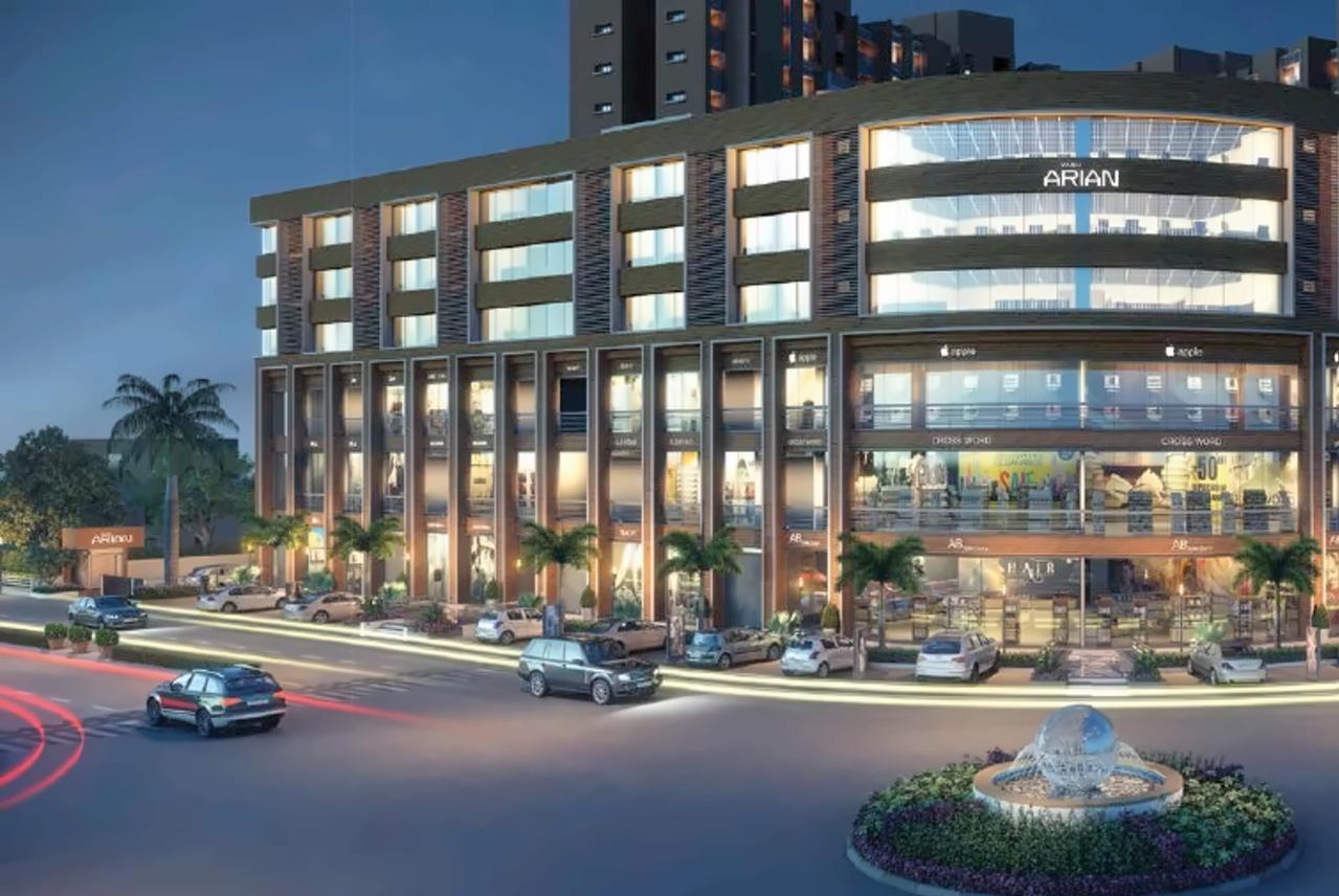 3D Elevation of real estate project Yash Arian located at City, Ahmedabad, Gujarat