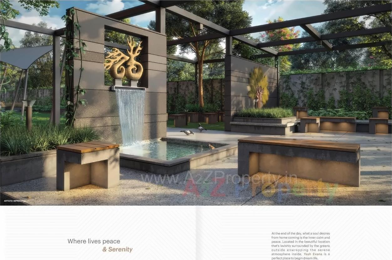 3D Elevation of real estate project Yash Evana located at City, Ahmedabad, Gujarat