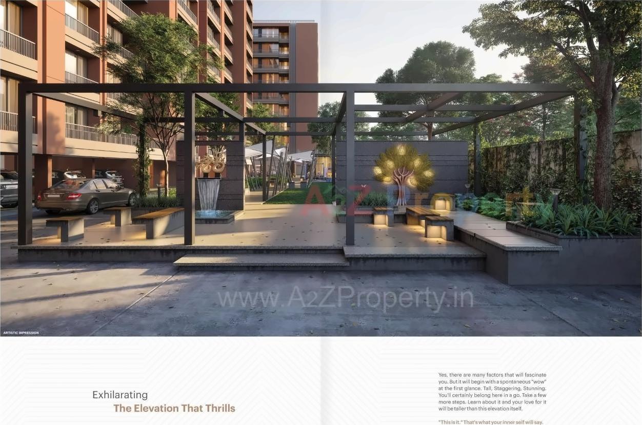 3D Elevation of real estate project Yash Evana located at City, Ahmedabad, Gujarat