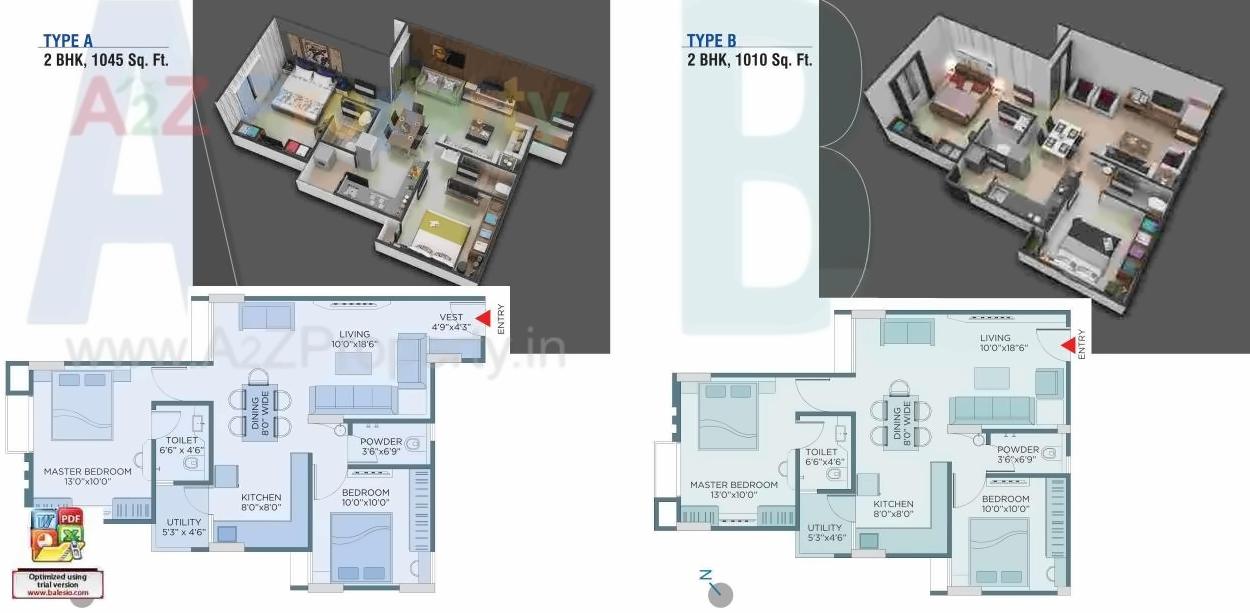 Layout of real estate project Yash Pinnacle located at City, Ahmedabad, Gujarat