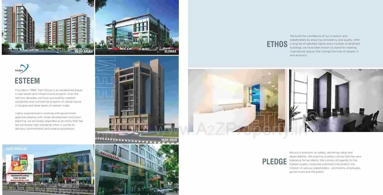  of real estate project Yash Pinnacle located at City, Ahmedabad, Gujarat