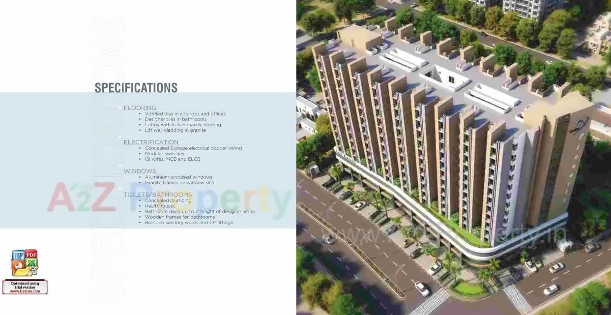  of real estate project Yash Pinnacle located at City, Ahmedabad, Gujarat