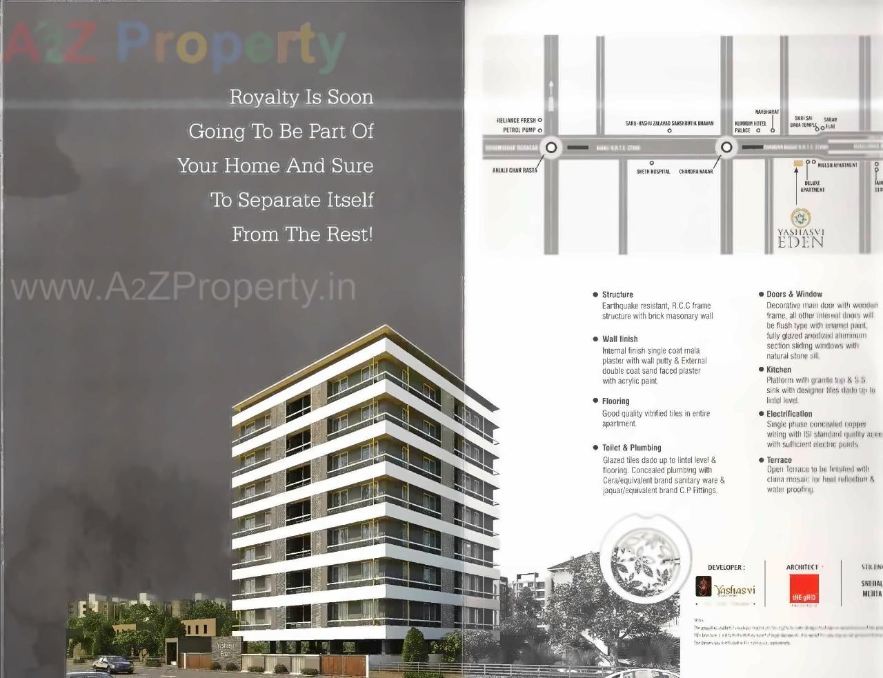  of real estate project Yashasvi Eden located at Vasna, Ahmedabad, Gujarat