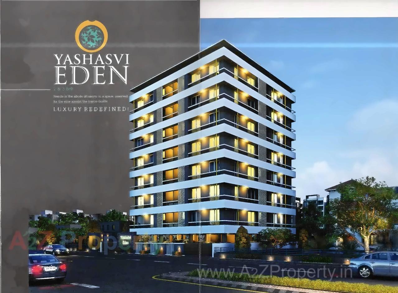 3D Elevation of real estate project Yashasvi Eden located at Vasna, Ahmedabad, Gujarat