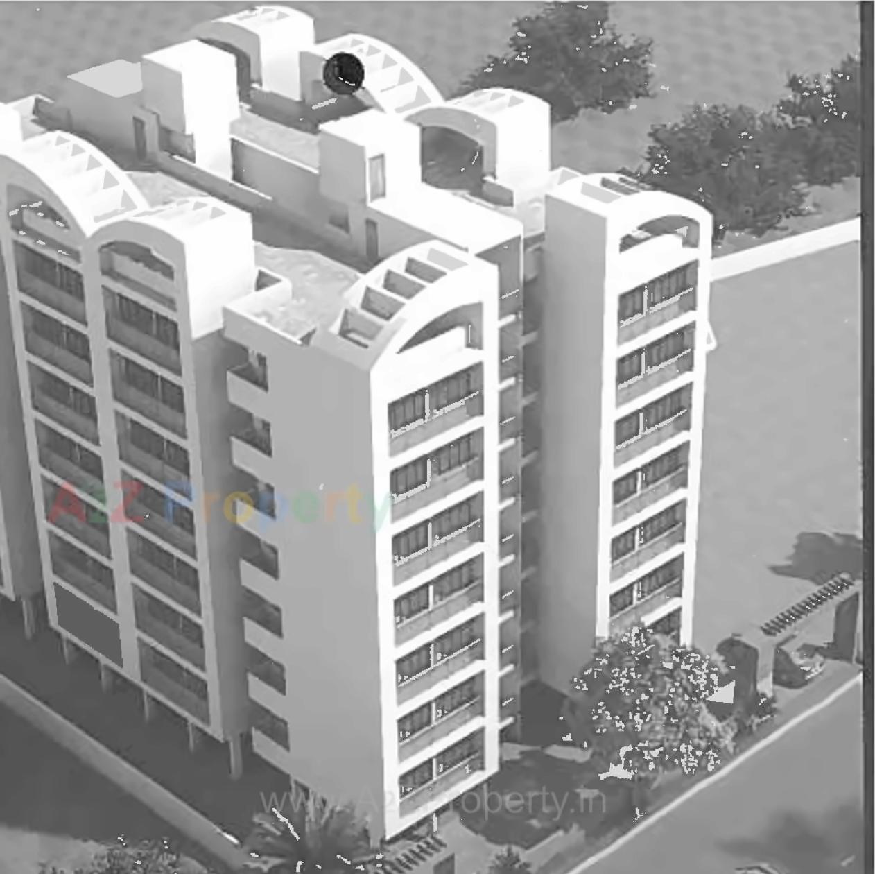 3D Elevation of real estate project Yasrab Residency located at Sarkhej, Ahmedabad, Gujarat