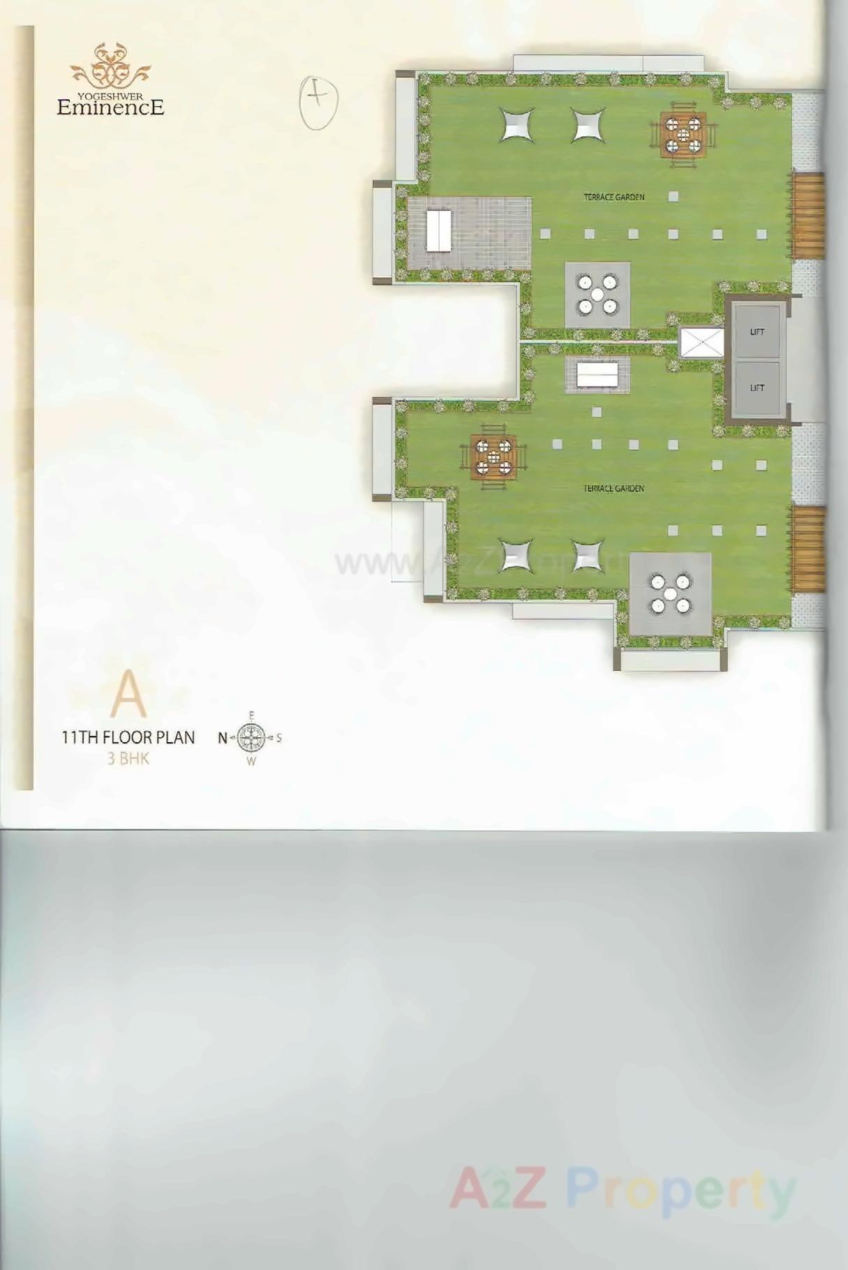 Layout of real estate project Yogeshwar Eminence located at Vadaj, Ahmedabad, Gujarat