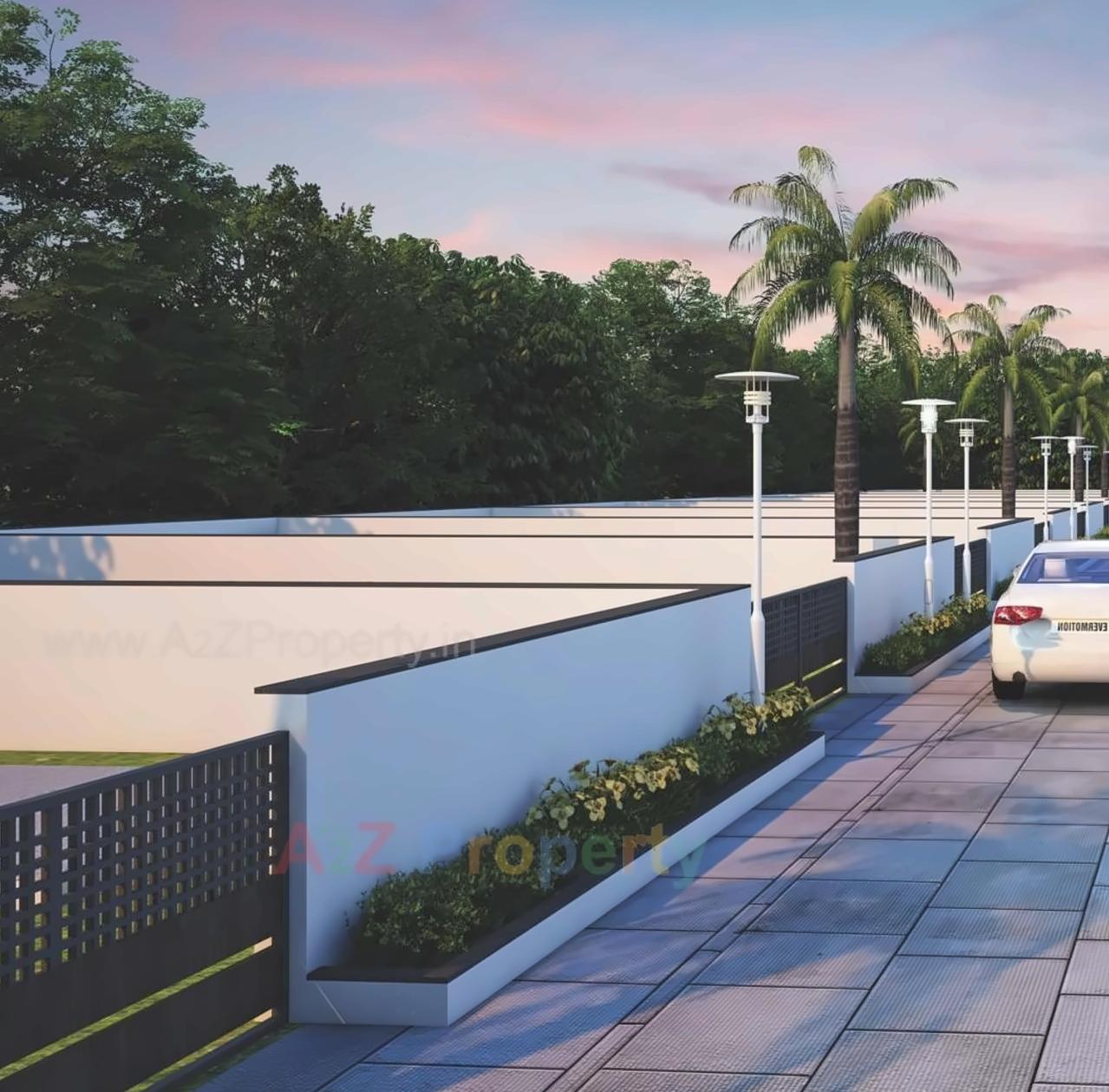 3D Elevation of real estate project Zainab Residency located at Sarkhej, Ahmedabad, Gujarat