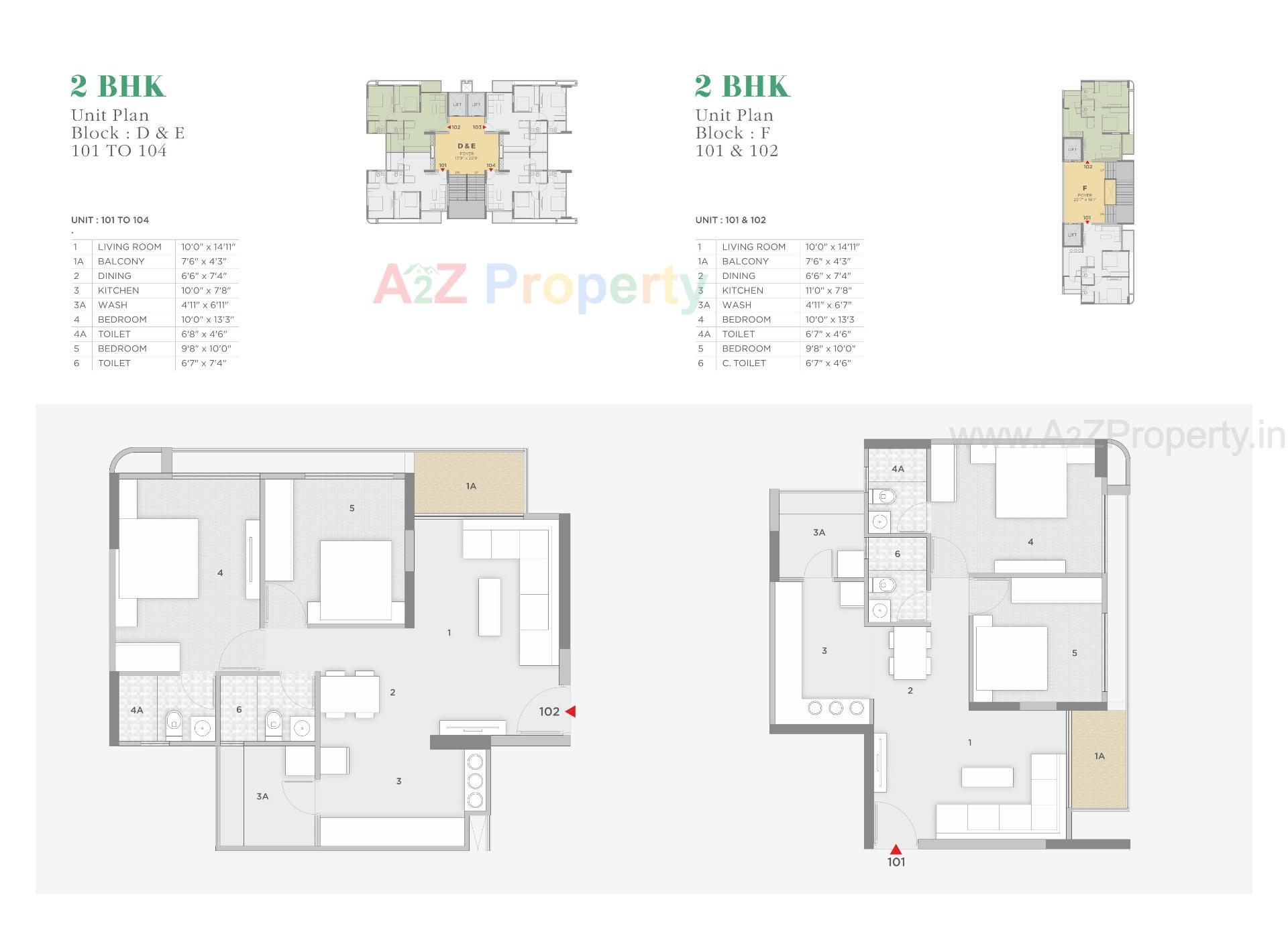 Layout of real estate project Zaveri Greens located at Ghuma, Ahmedabad, Gujarat