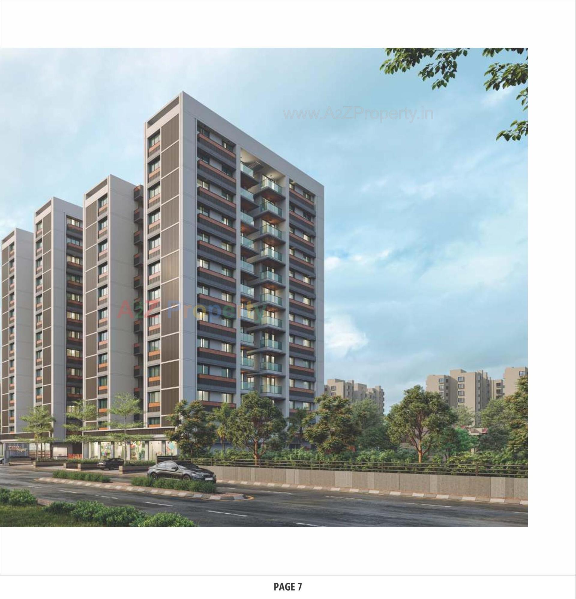 3D Elevation of real estate project Zion Heights located at Vastral, Ahmedabad, Gujarat