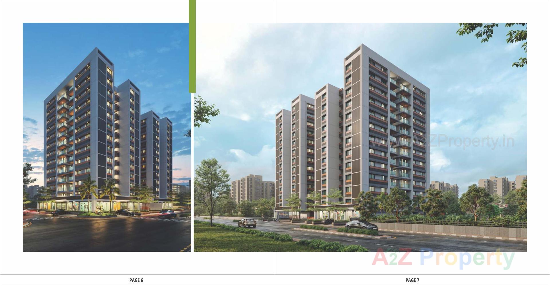 3D Elevation of real estate project Zion Heights located at Vastral, Ahmedabad, Gujarat