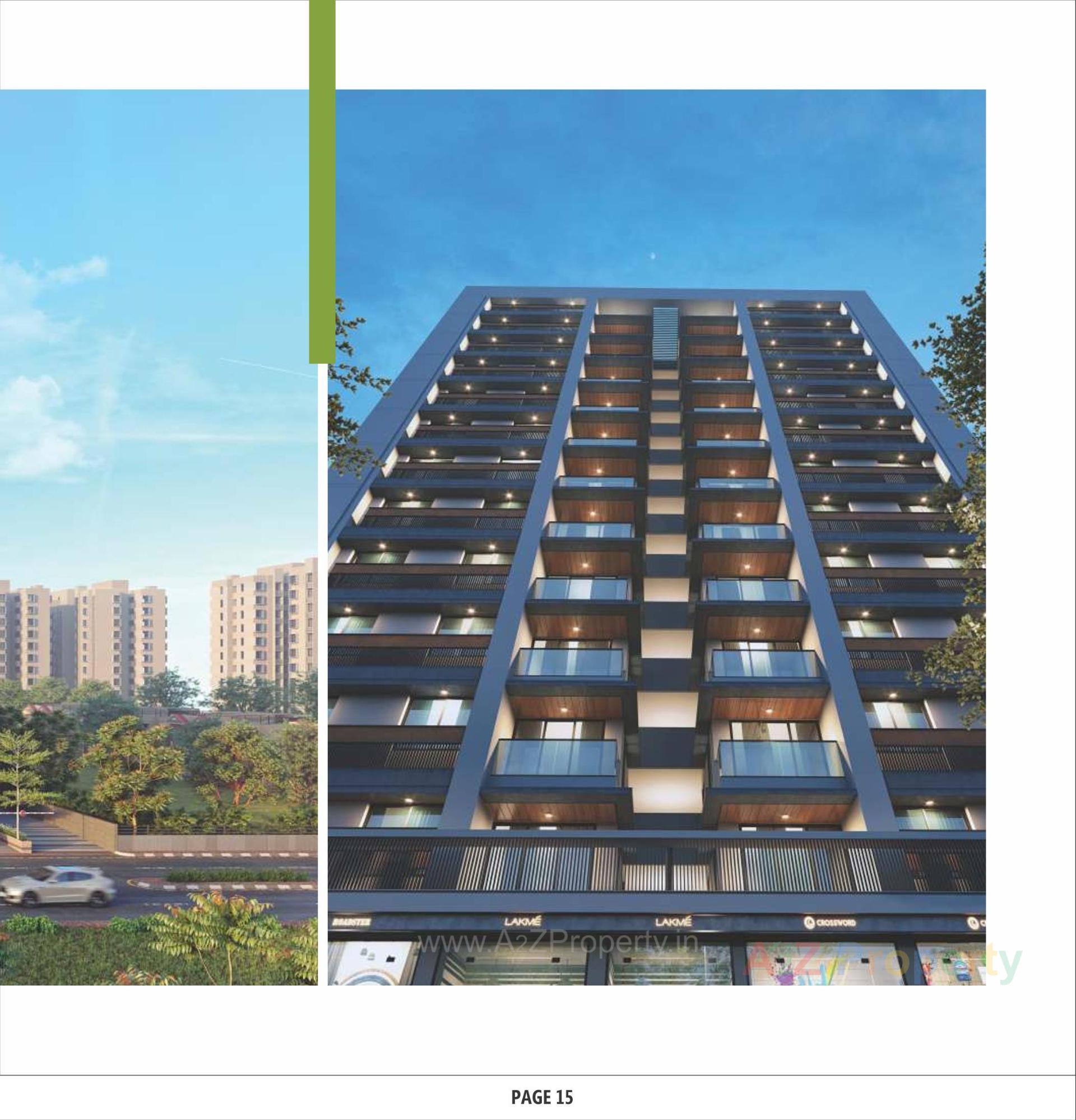 3D Elevation of real estate project Zion Heights located at Vastral, Ahmedabad, Gujarat