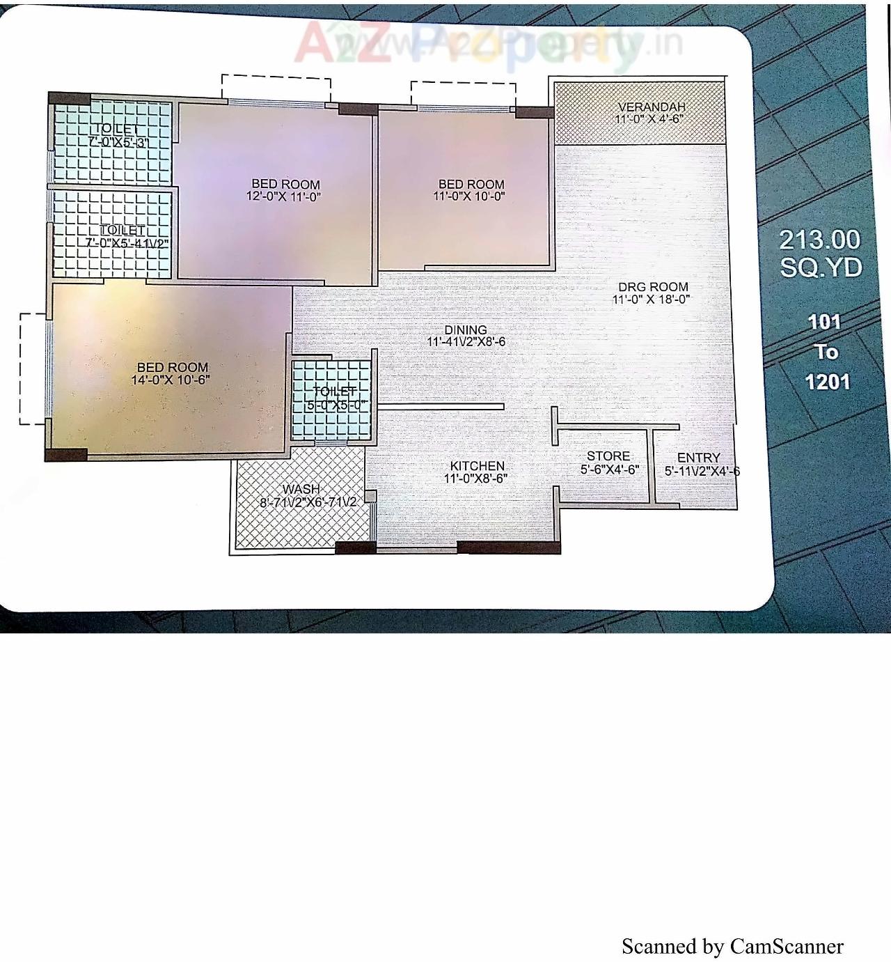 Layout of real estate project Zircon Classic located at Koteshwar, Ahmedabad, Gujarat