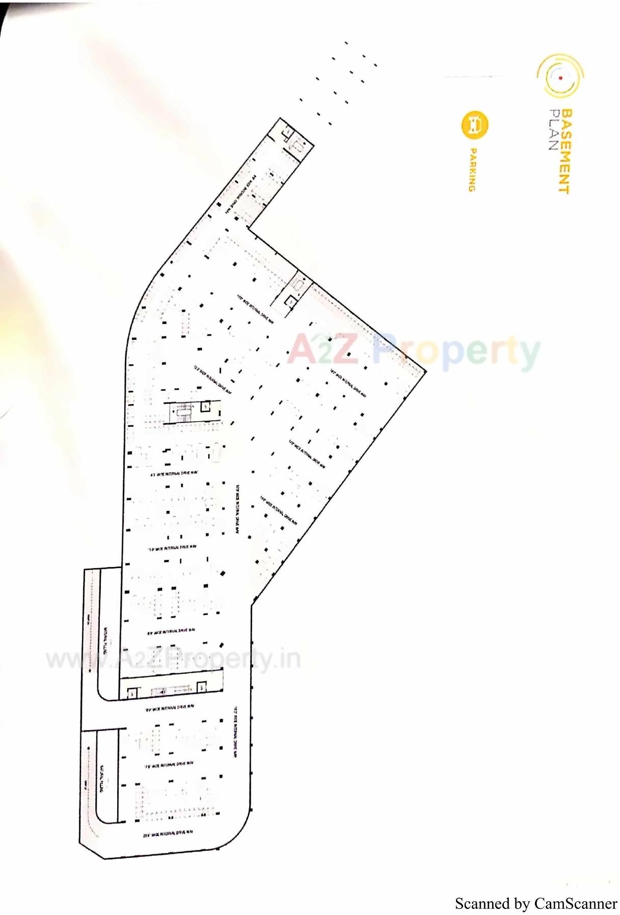 Layout of real estate project Amreli City Center located at Amreli, Amreli, Gujarat