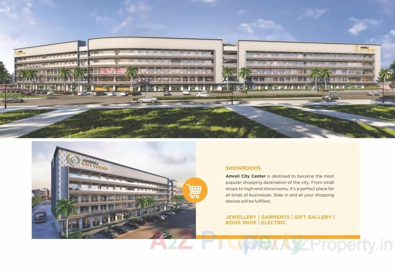 3D Elevation of real estate project Amreli City Center located at Amreli, Amreli, Gujarat