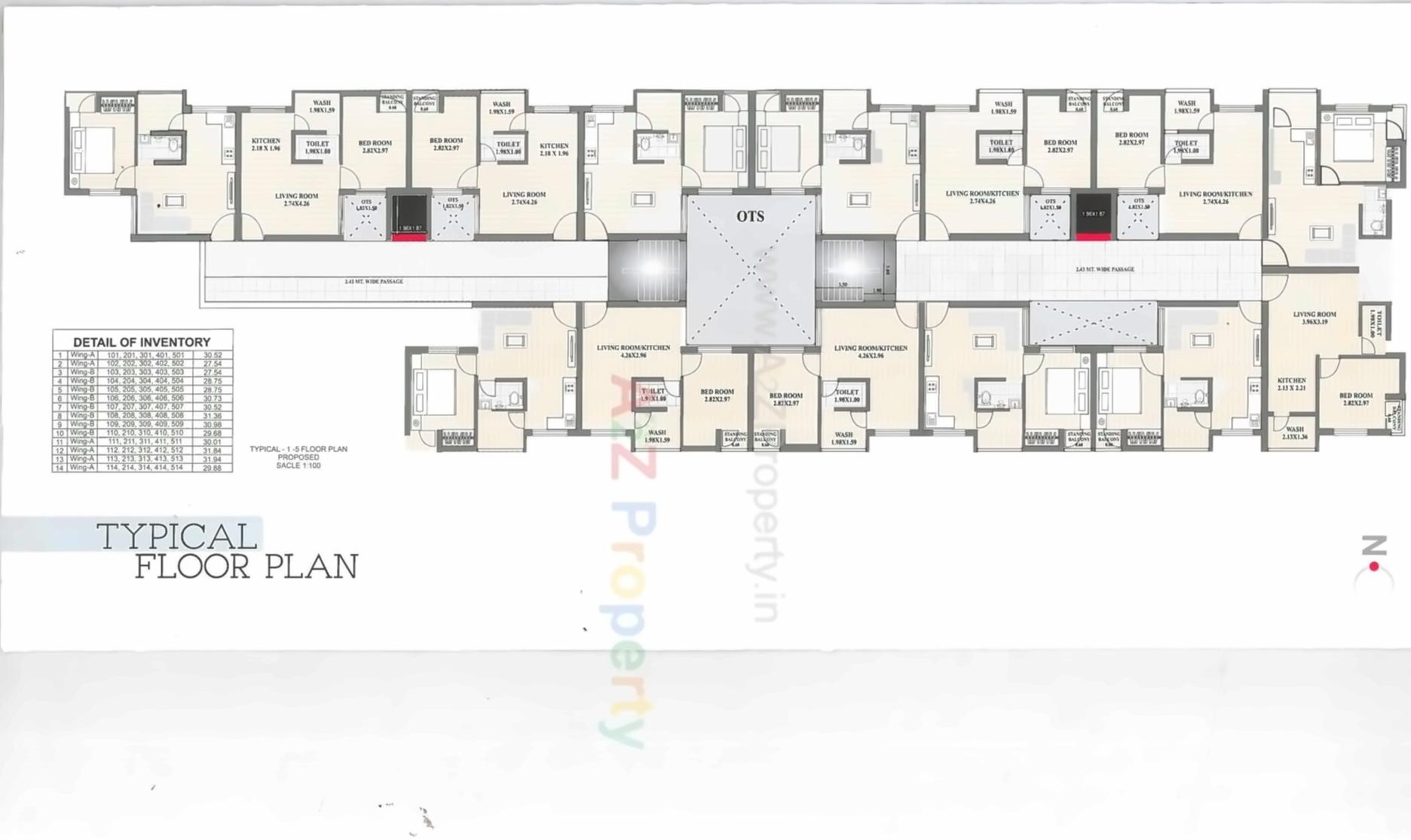 Layout of real estate project Mahalaxmi Residency located at Bagasara, Amreli, Gujarat