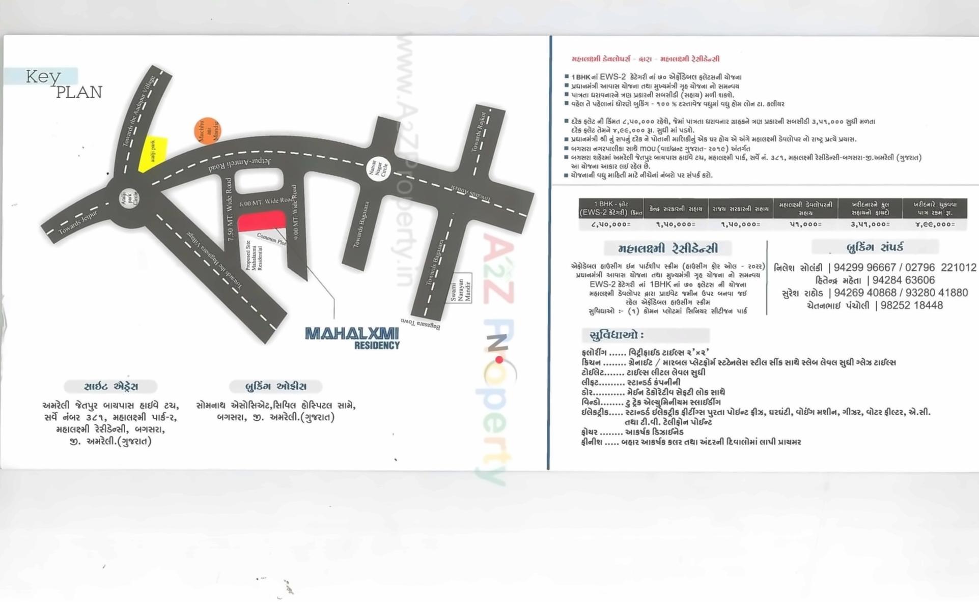  of real estate project Mahalaxmi Residency located at Bagasara, Amreli, Gujarat