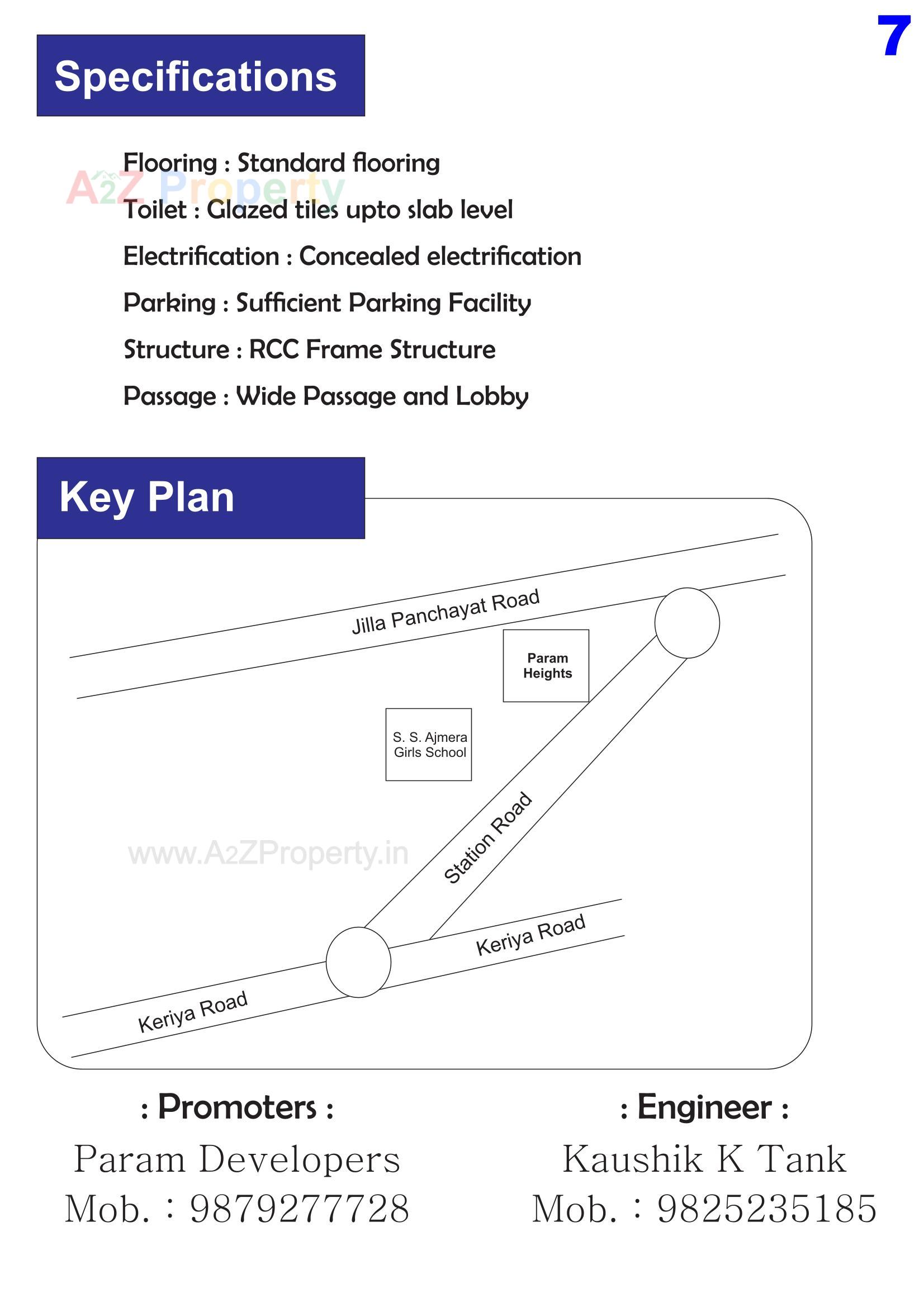  of real estate project Param Heights located at Amreli, Amreli, Gujarat