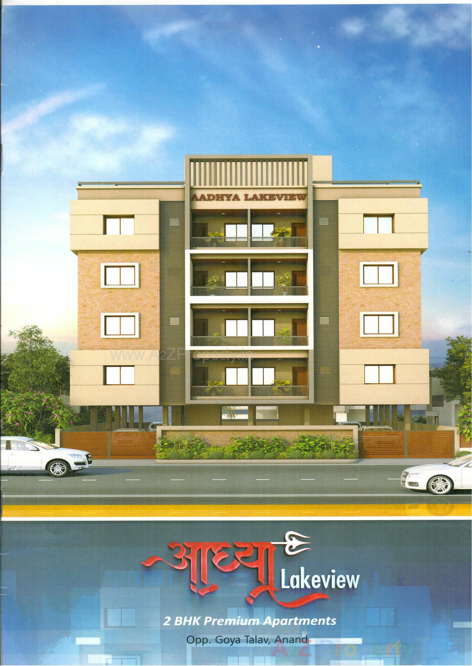 3D Elevation of real estate project Aadhya Lakeview located at Anand, Anand, Gujarat