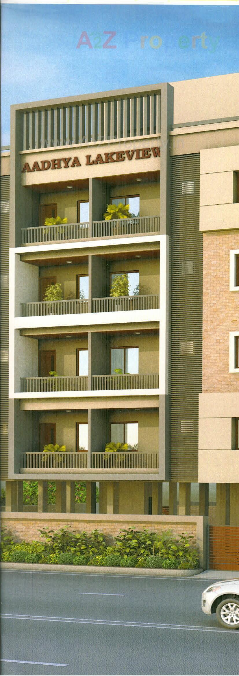 3D Elevation of real estate project Aadhya Lakeview located at Anand, Anand, Gujarat