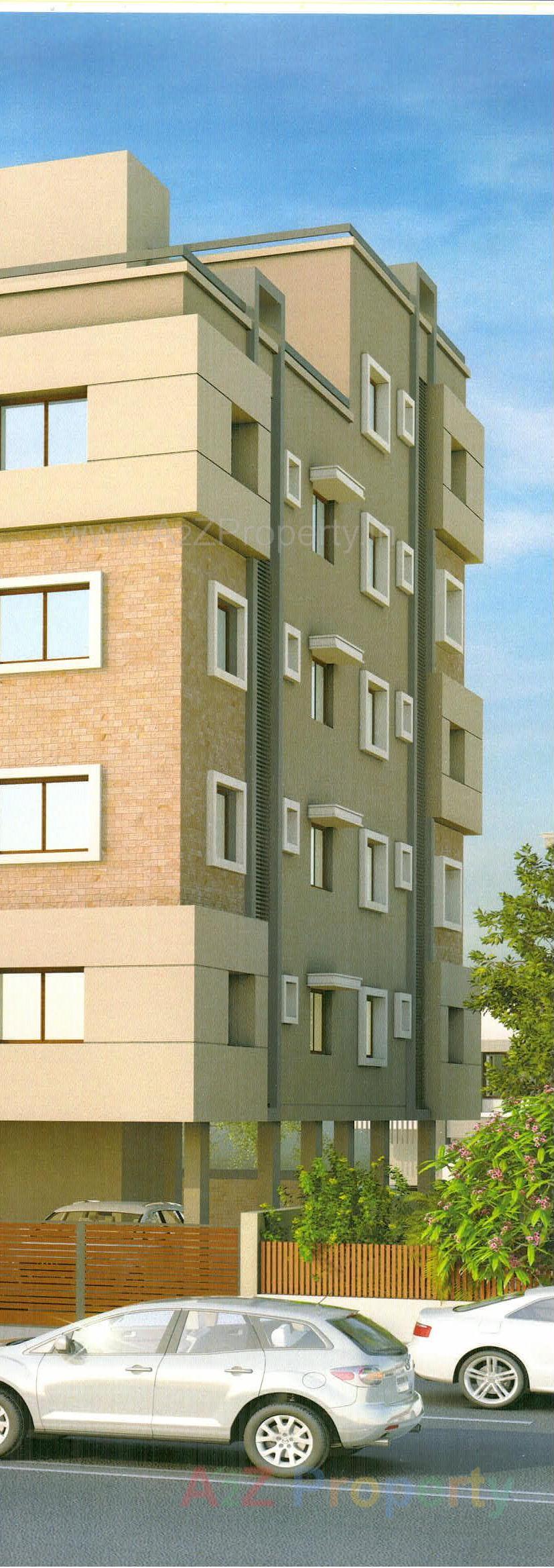 3D Elevation of real estate project Aadhya Lakeview located at Anand, Anand, Gujarat