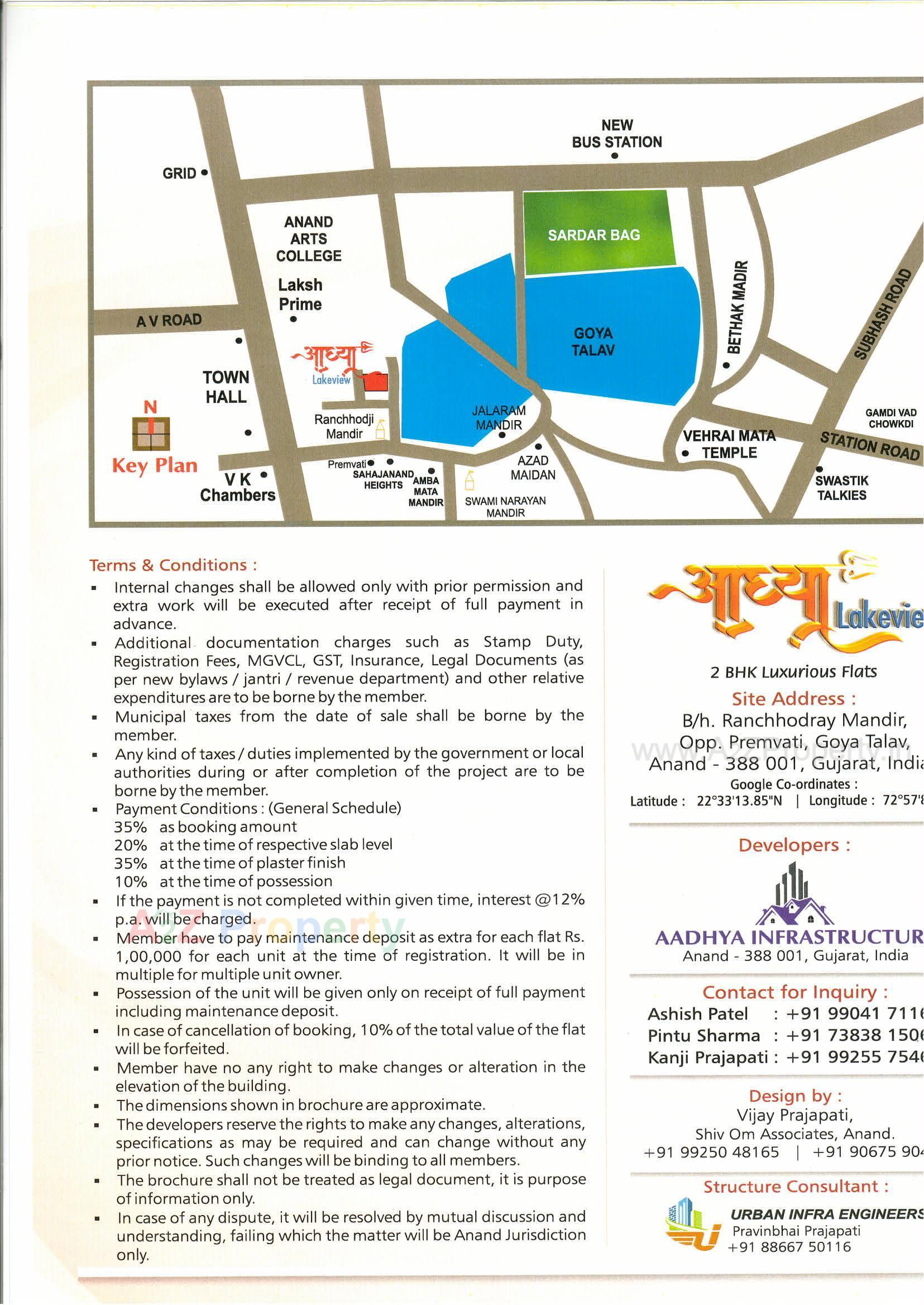 of real estate project Aadhya Lakeview located at Anand, Anand, Gujarat