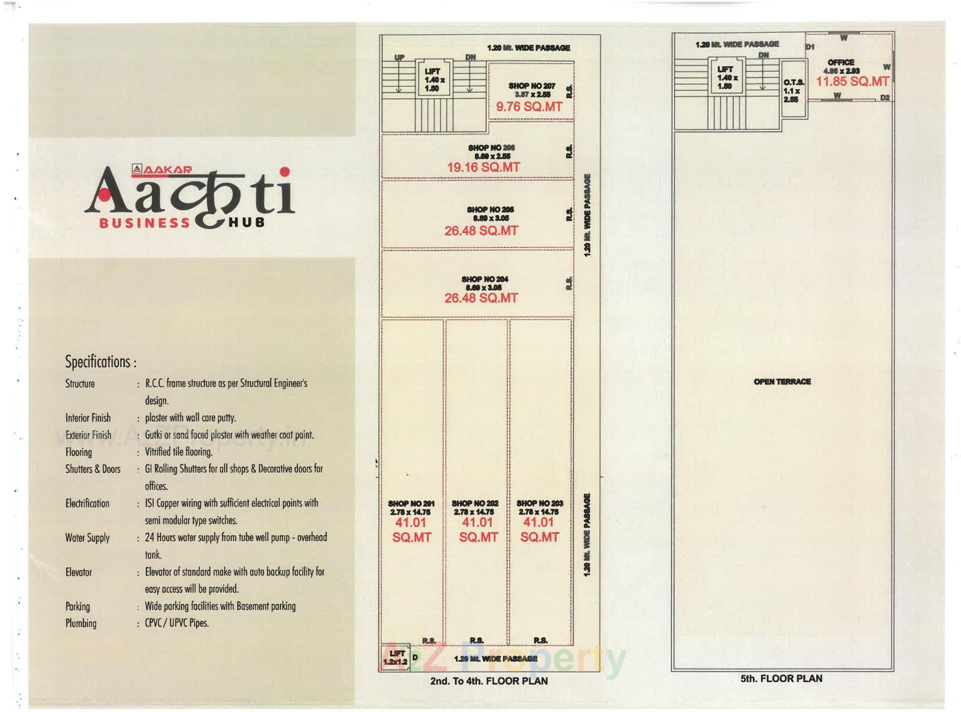  of real estate project Aakruti Business Hub located at Bakrol, Anand, Gujarat