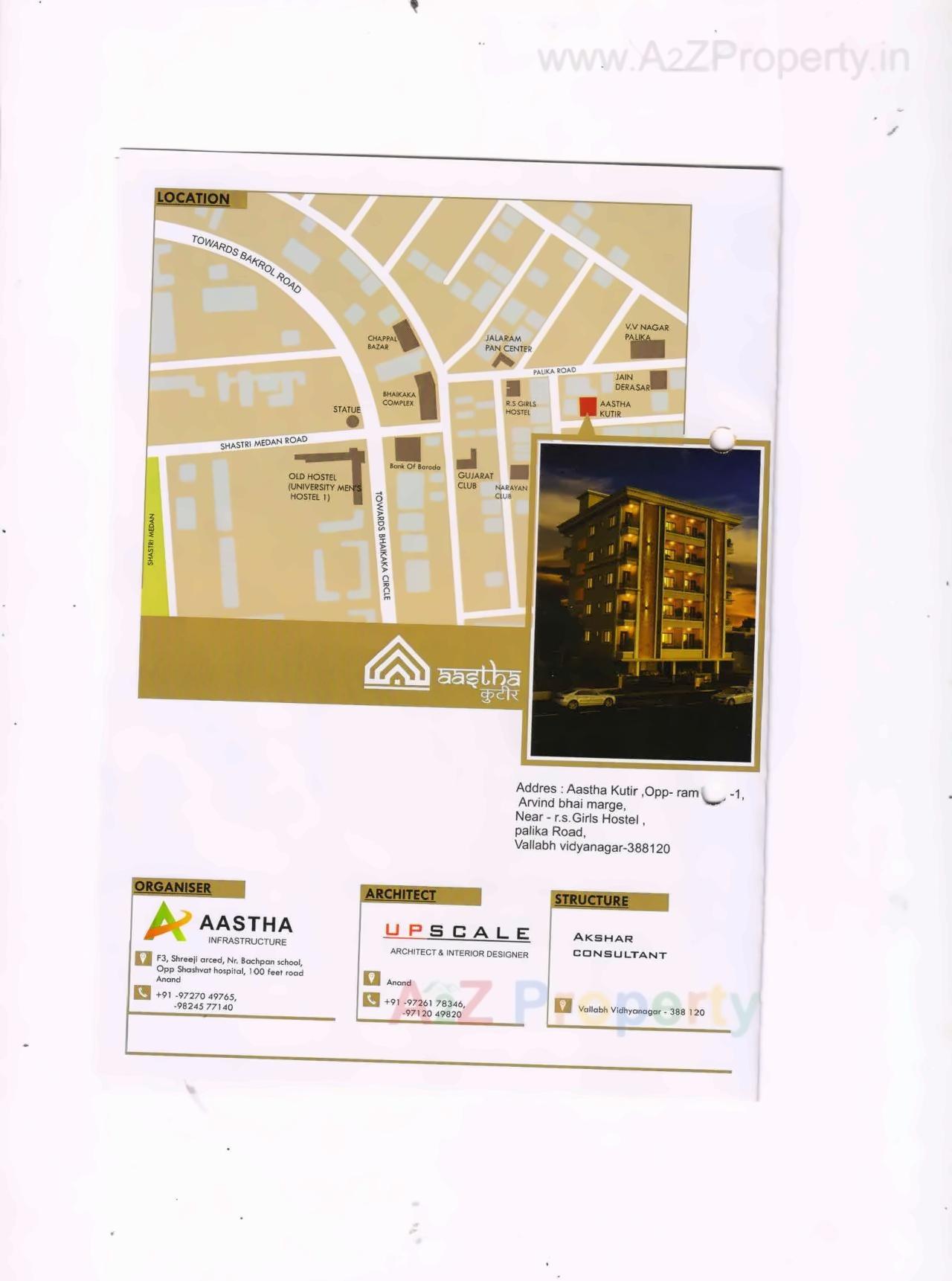  of real estate project Aastha Kutir located at Vallabh-vidhyanagar, Anand, Gujarat