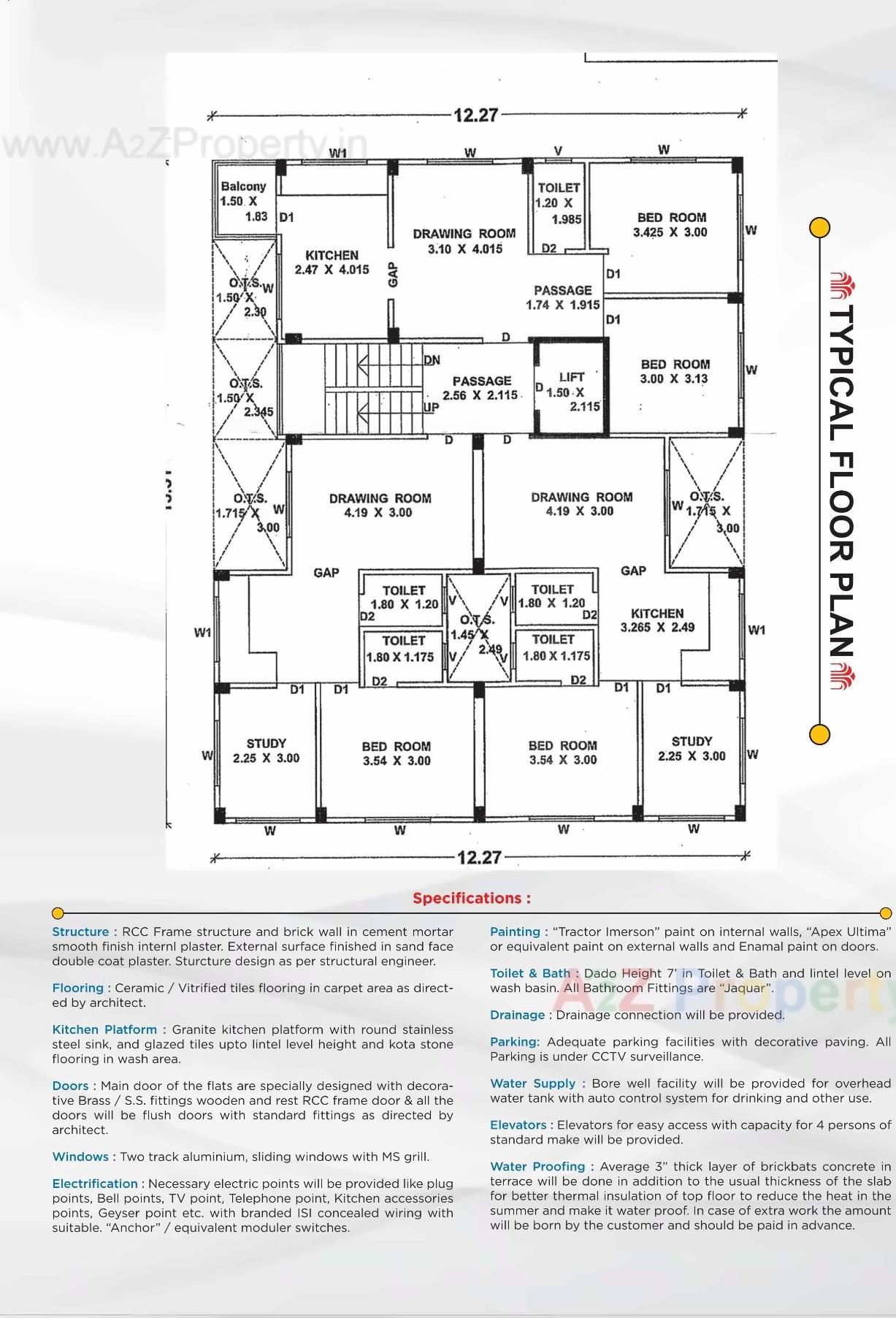  of real estate project Akshar Residency located at Vallabh-vidhyanagar, Anand, Gujarat