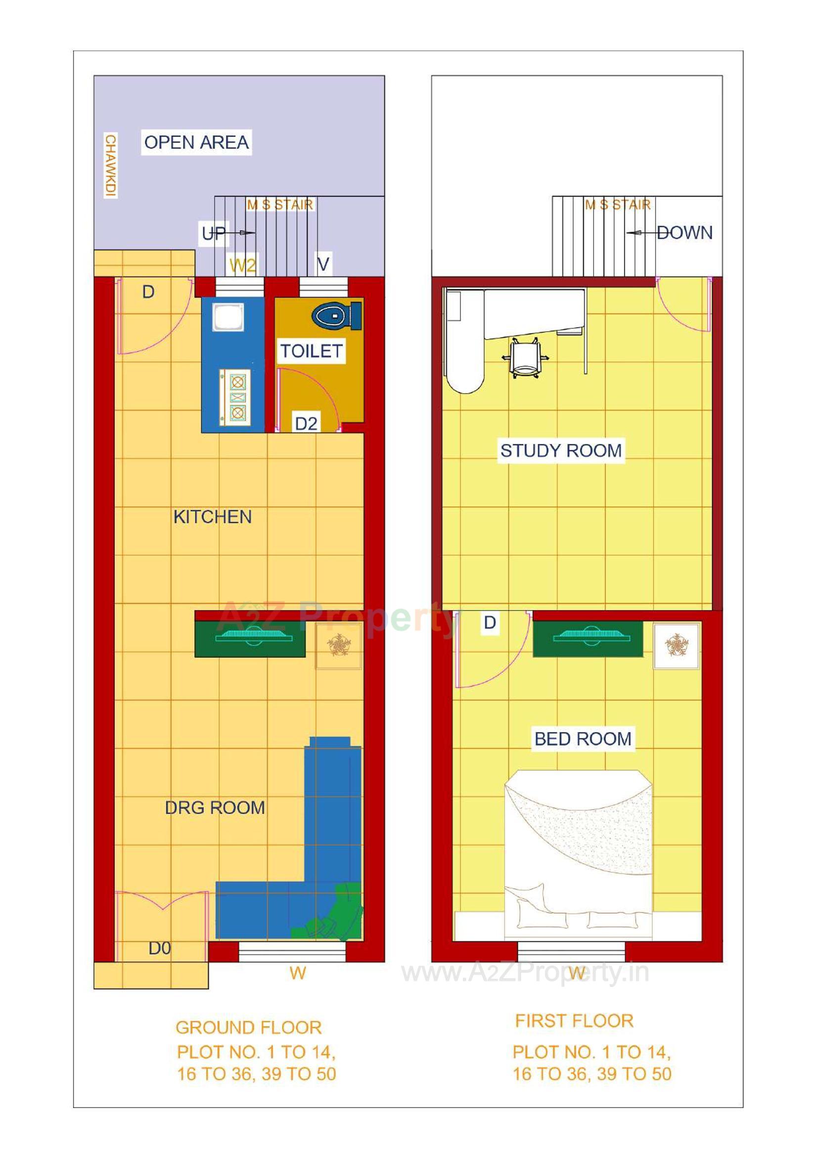 Layout of real estate project Akshdeep Residency located at Karamsad, Anand, Gujarat