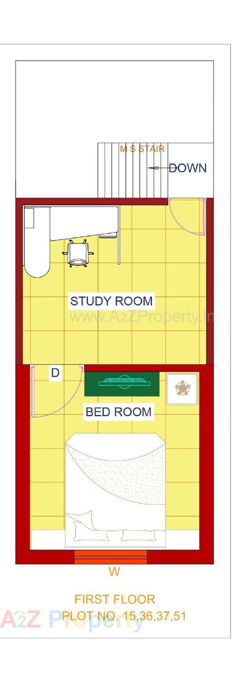 Layout of real estate project Akshdeep Residency located at Karamsad, Anand, Gujarat