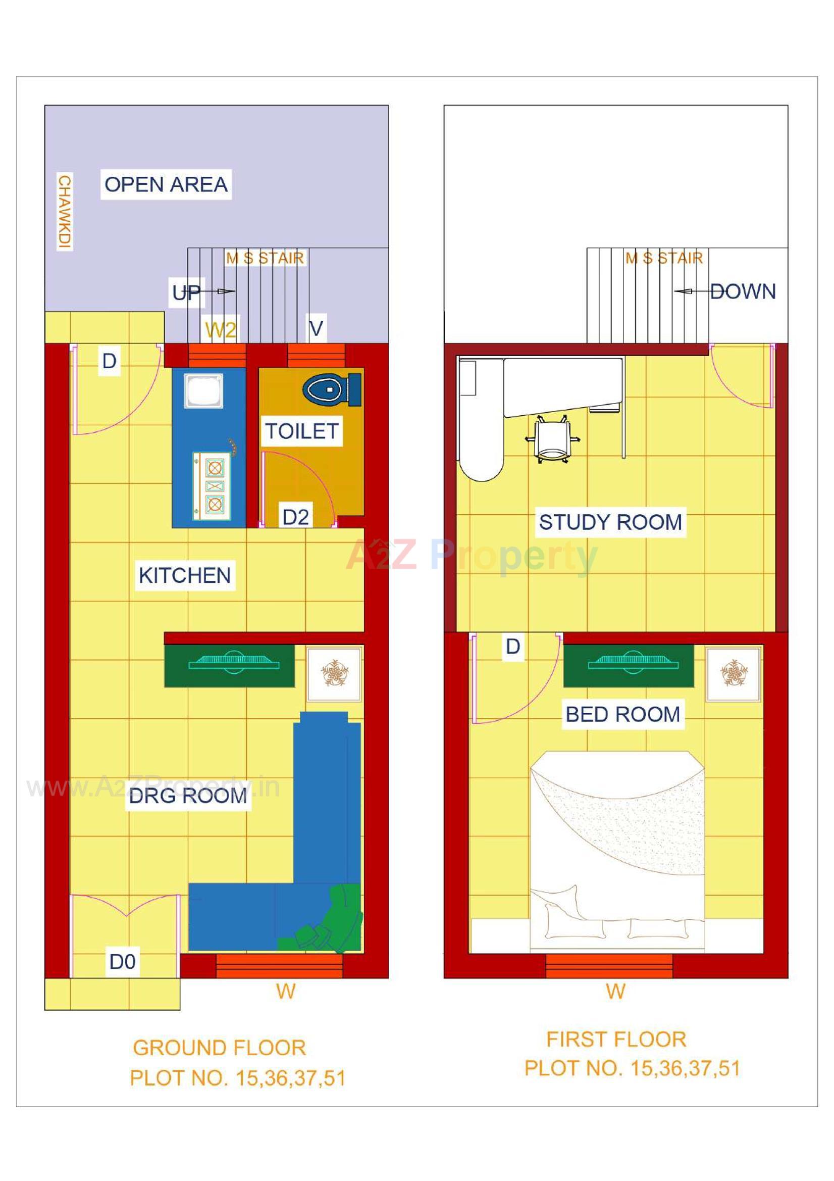Layout of real estate project Akshdeep Residency located at Karamsad, Anand, Gujarat