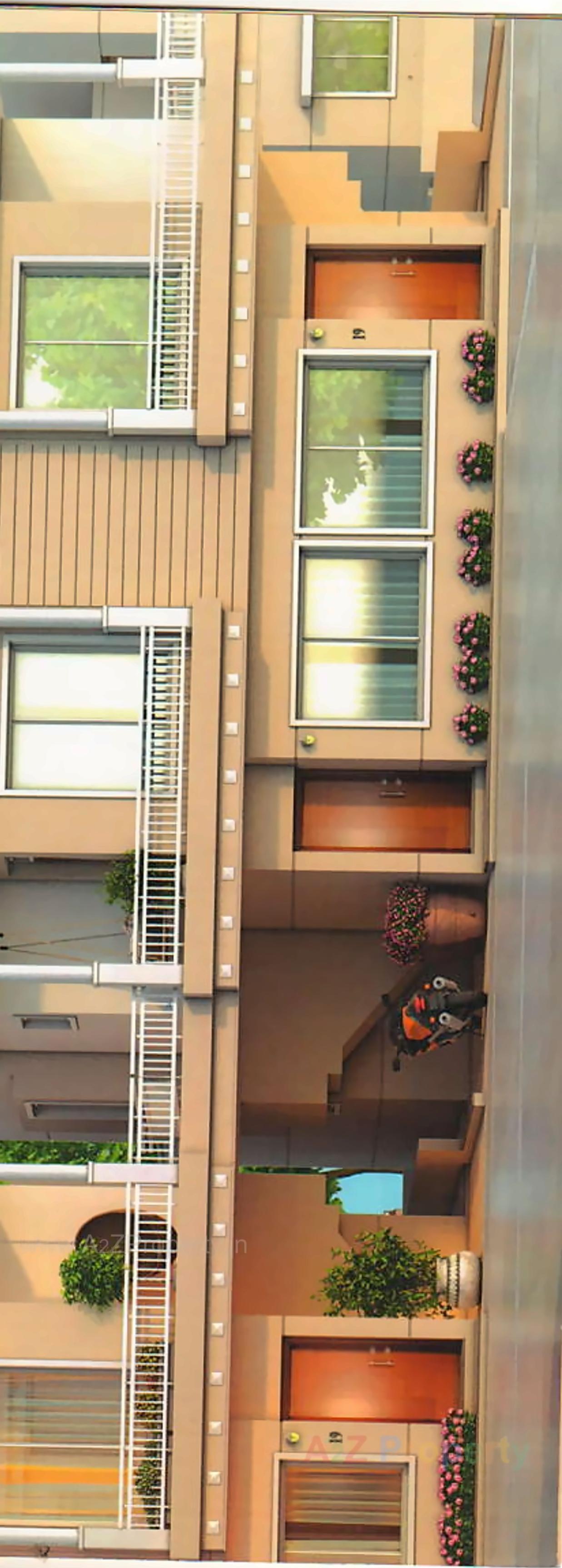 3D Elevation of real estate project Anushambhu Residency located at Karamsad, Anand, Gujarat