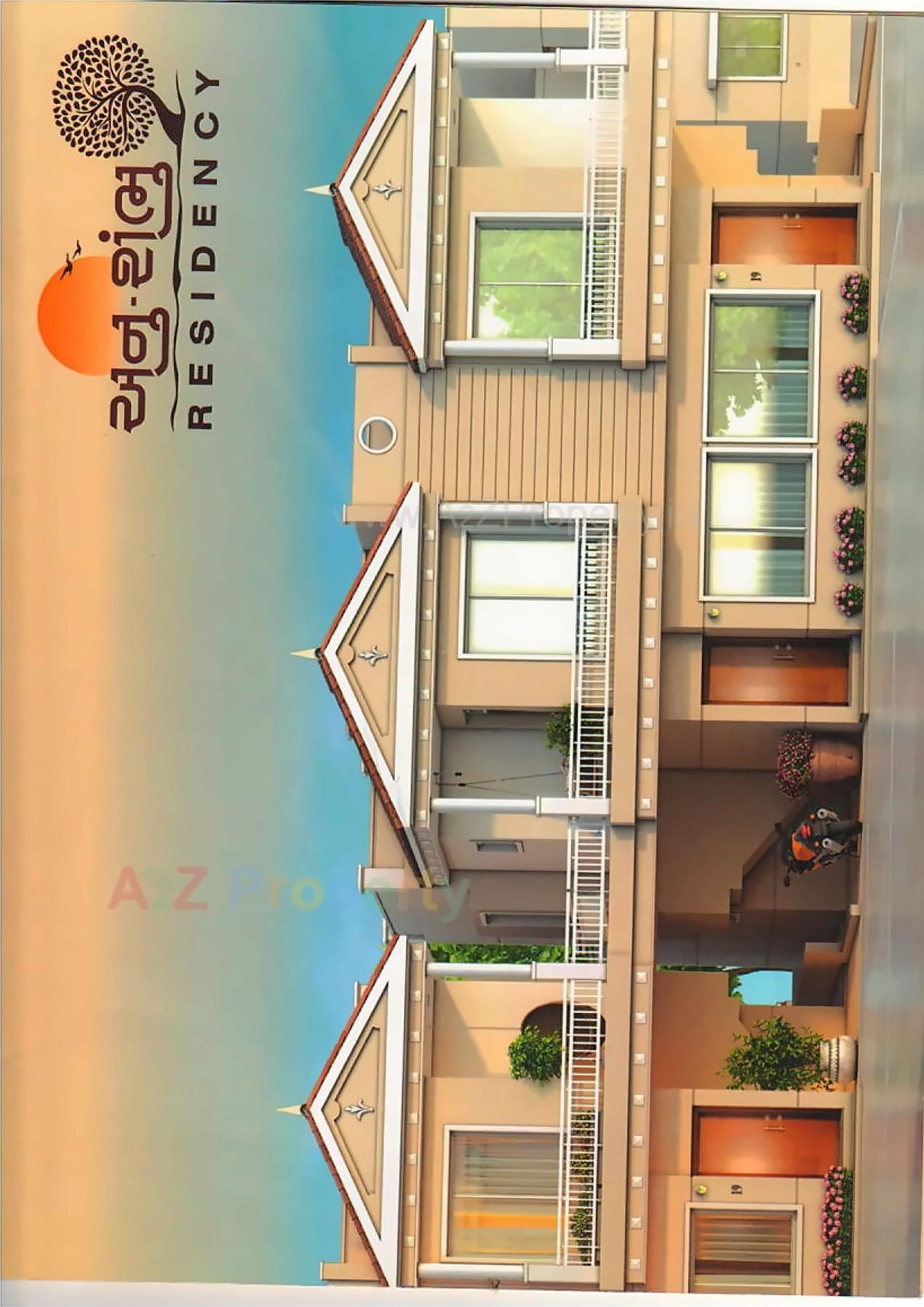 3D Elevation of real estate project Anushambhu Residency located at Karamsad, Anand, Gujarat